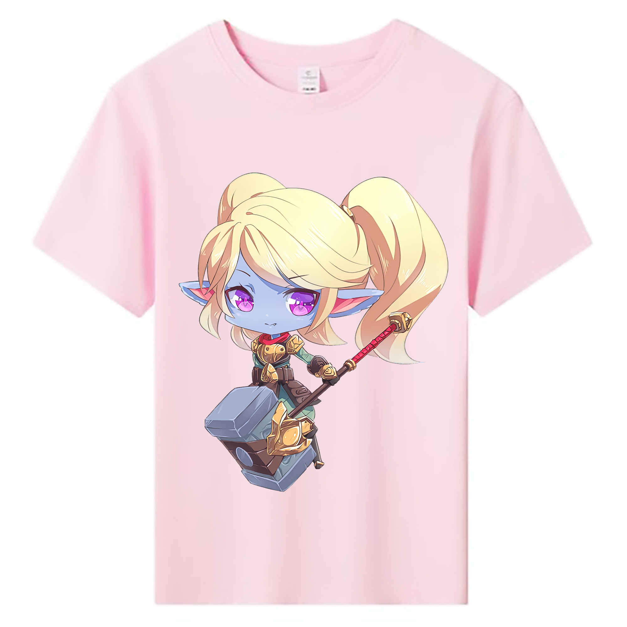 （画像用） リーグ・オブ・レジェンド League of Legends LOL 綿100％キッズTシャツ（フロントプリント）