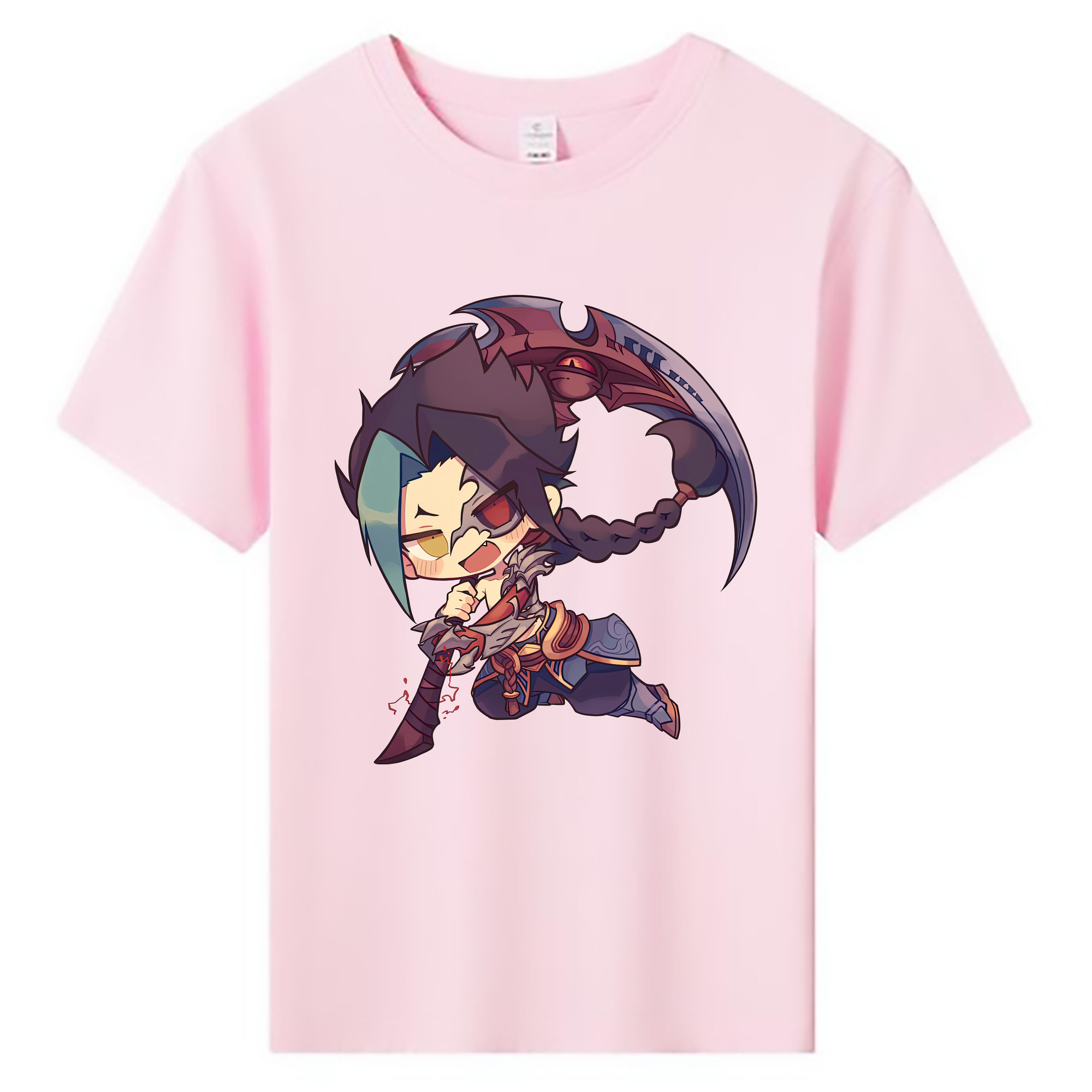 （画像用） リーグ・オブ・レジェンド League of Legends LOL 綿100％キッズTシャツ（フロントプリント）