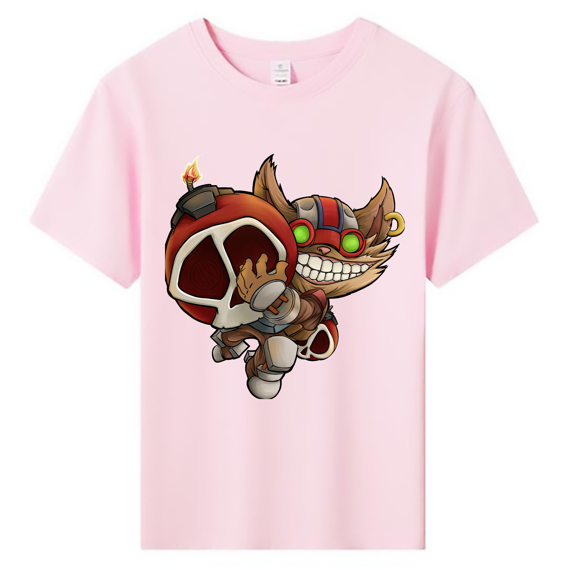 （画像用） リーグ・オブ・レジェンド League of Legends LOL 綿100％キッズTシャツ（フロントプリント）