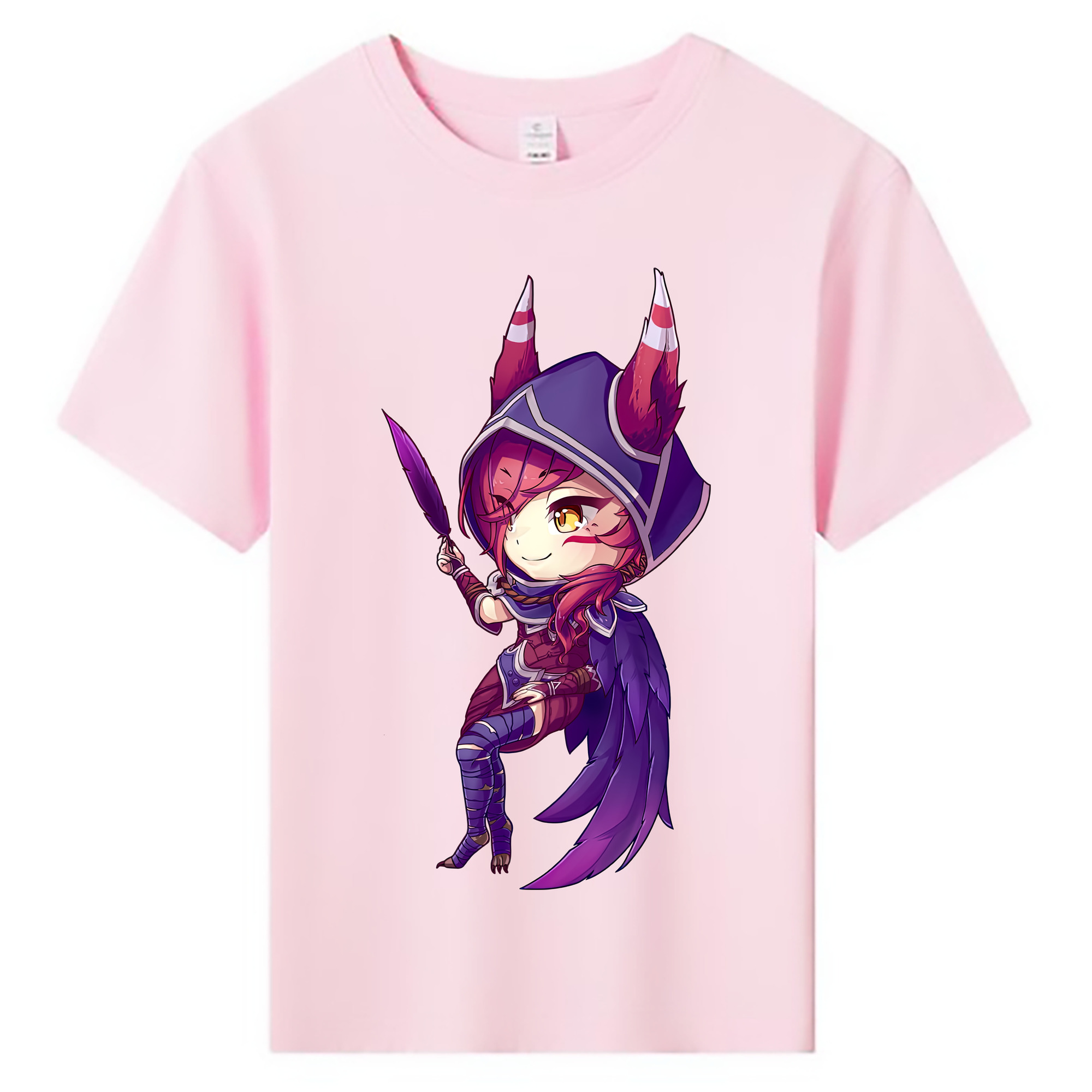 （画像用） リーグ・オブ・レジェンド League of Legends LOL 綿100％キッズTシャツ（フロントプリント）