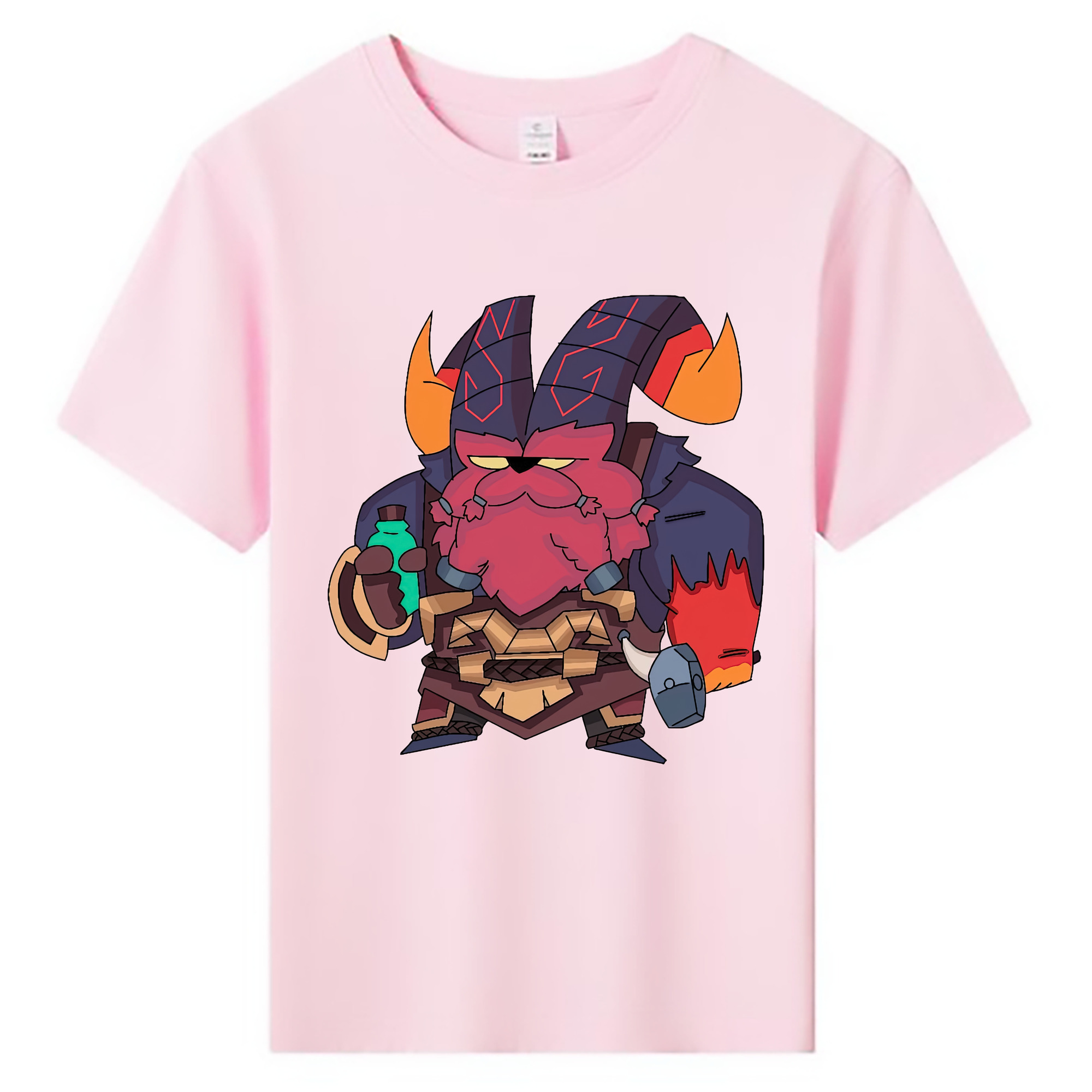 （画像用） リーグ・オブ・レジェンド League of Legends LOL 綿100％キッズTシャツ（フロントプリント）