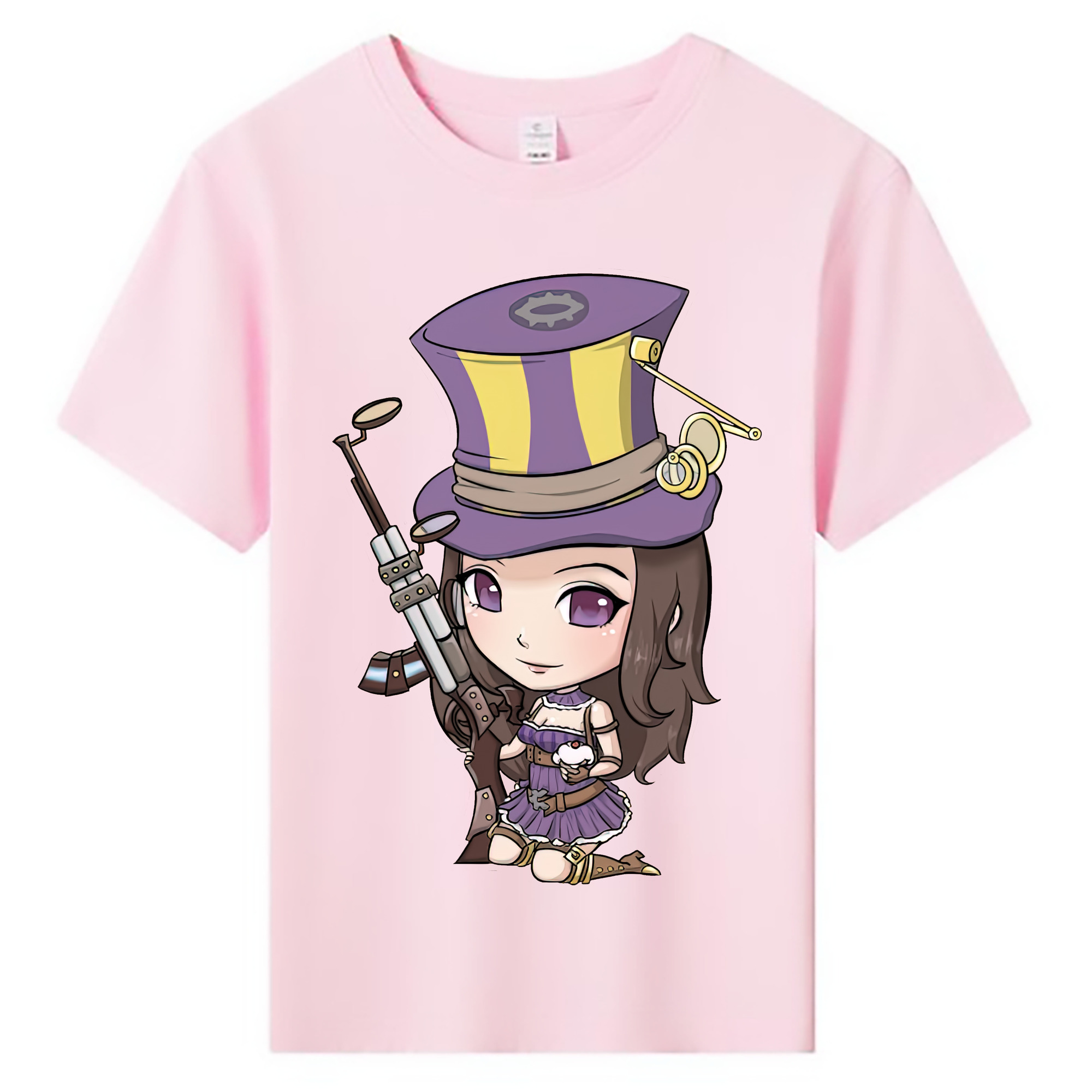 （画像用） リーグ・オブ・レジェンド League of Legends LOL 綿100％キッズTシャツ（フロントプリント）