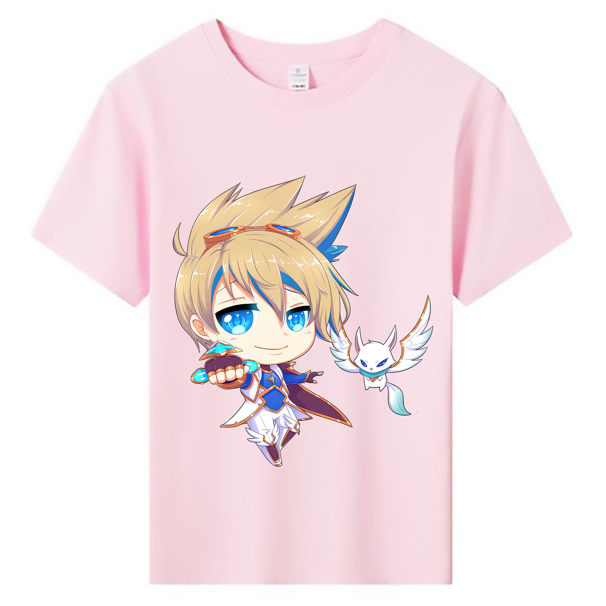 （画像用） リーグ・オブ・レジェンド League of Legends LOL 綿100％キッズTシャツ（フロントプリント）