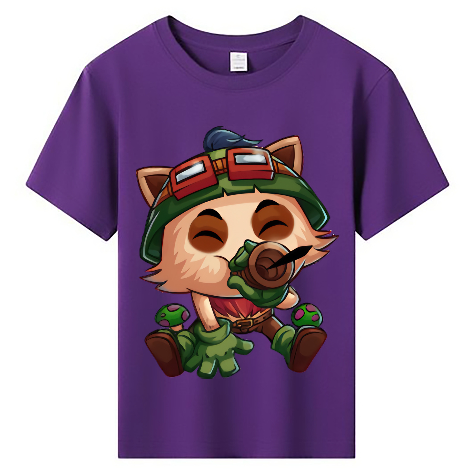 （画像用） リーグ・オブ・レジェンド League of Legends LOL 綿100％キッズTシャツ（フロントプリント）