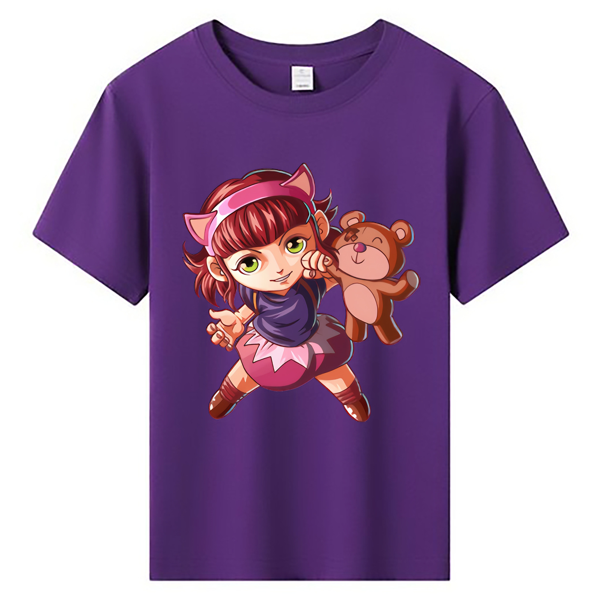 （画像用） リーグ・オブ・レジェンド League of Legends LOL 綿100％キッズTシャツ（フロントプリント）