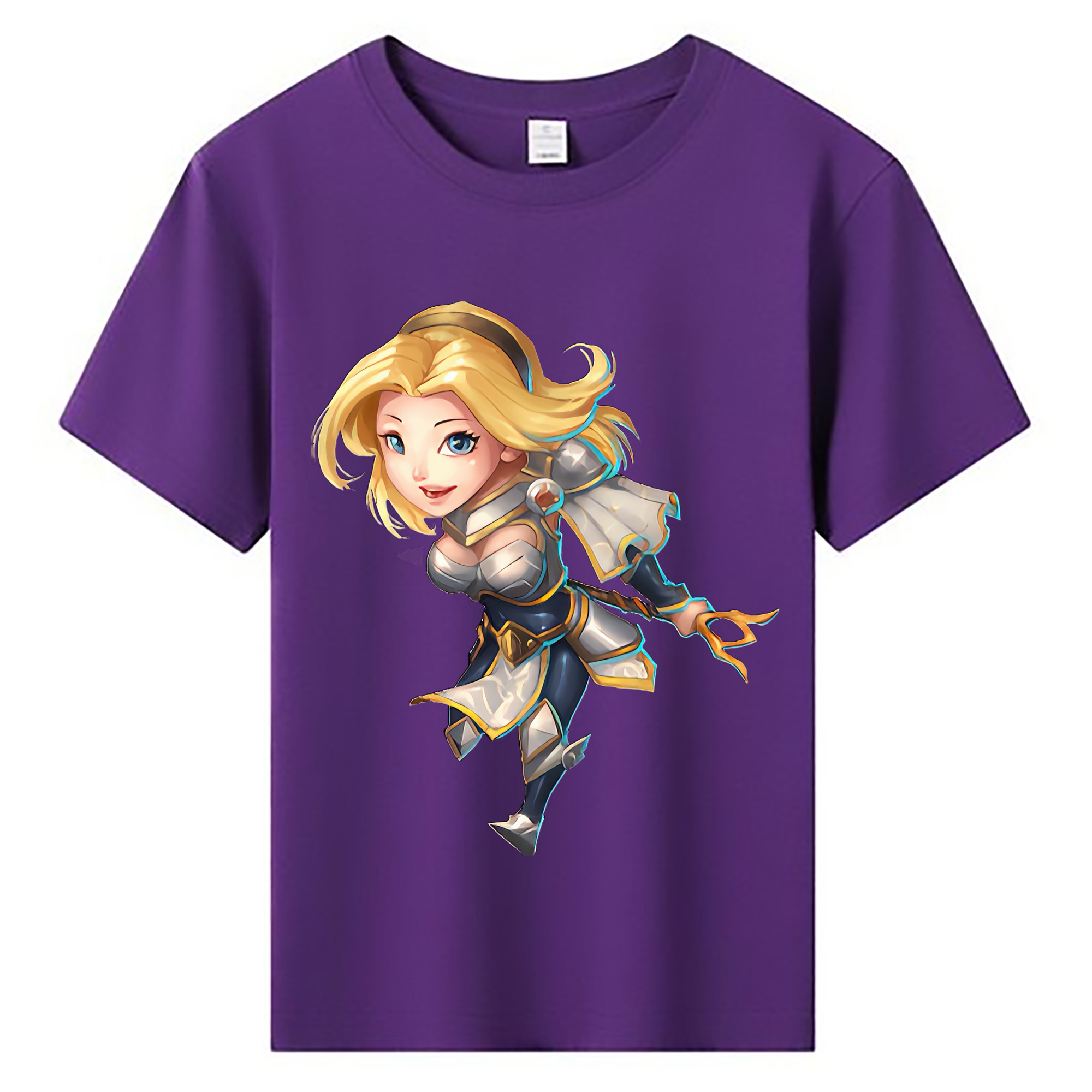 （画像用） リーグ・オブ・レジェンド League of Legends LOL 綿100％キッズTシャツ（フロントプリント）
