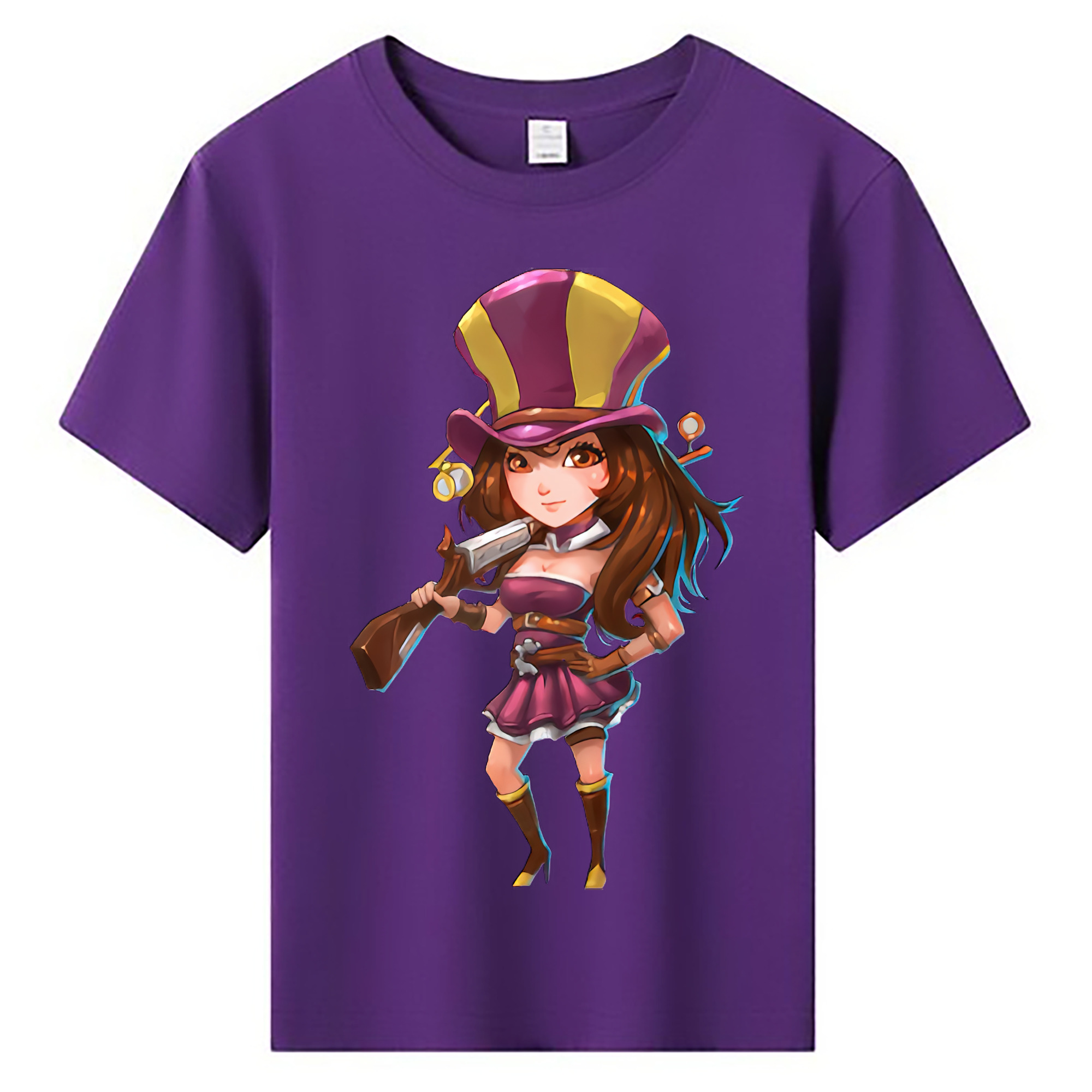 （画像用） リーグ・オブ・レジェンド League of Legends LOL 綿100％キッズTシャツ（フロントプリント）
