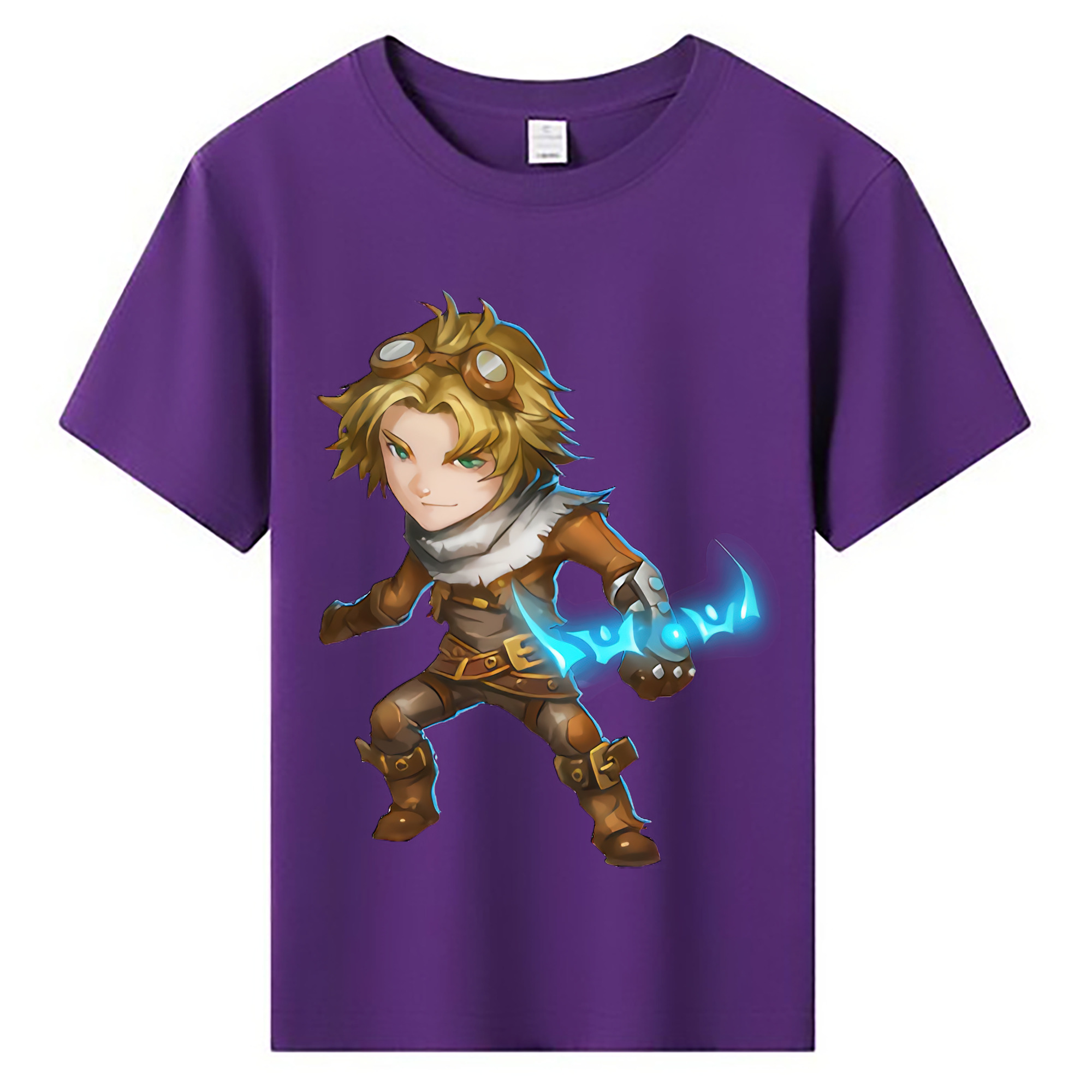 （画像用） リーグ・オブ・レジェンド League of Legends LOL 綿100％キッズTシャツ（フロントプリント）