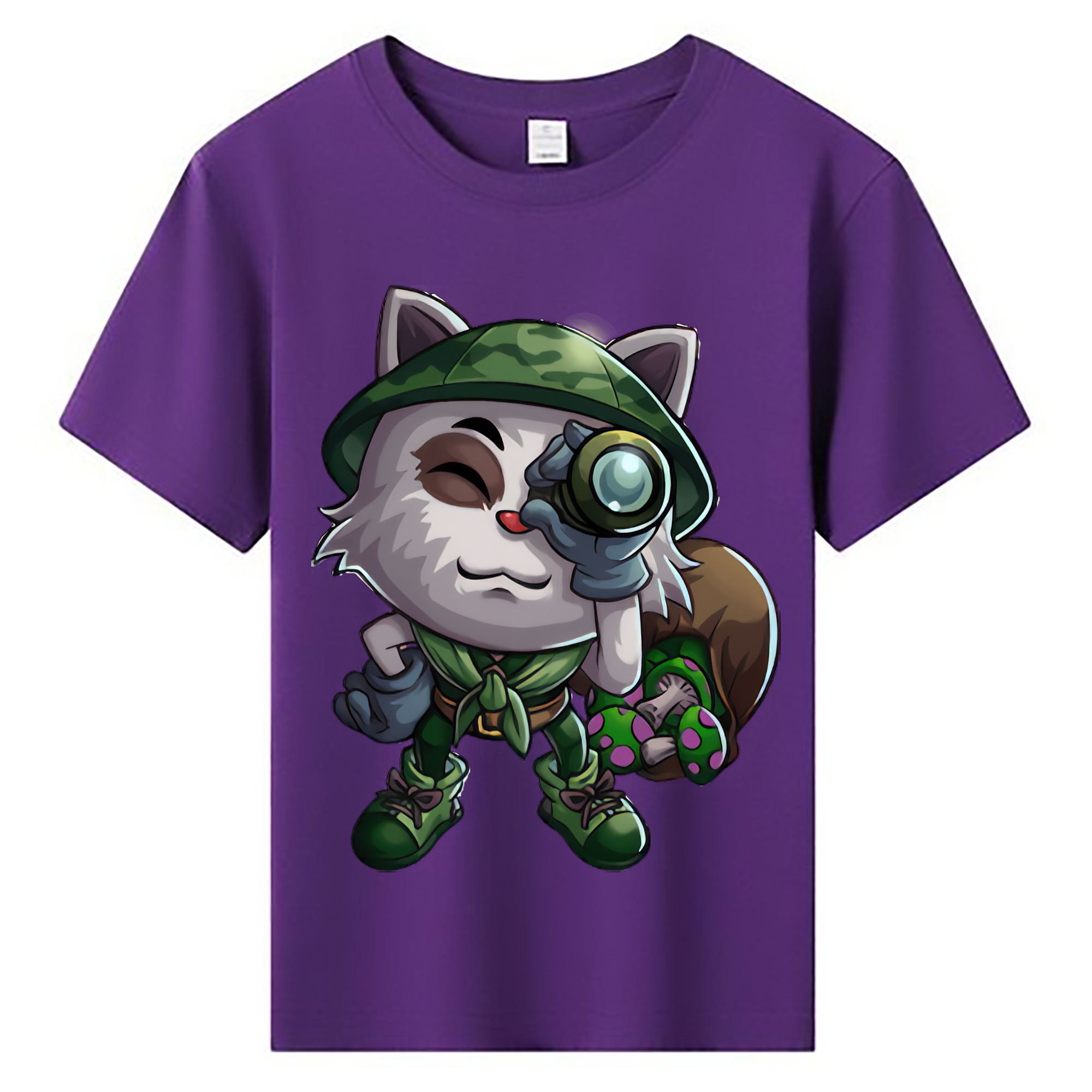 （画像用） リーグ・オブ・レジェンド League of Legends LOL 綿100％キッズTシャツ（フロントプリント）