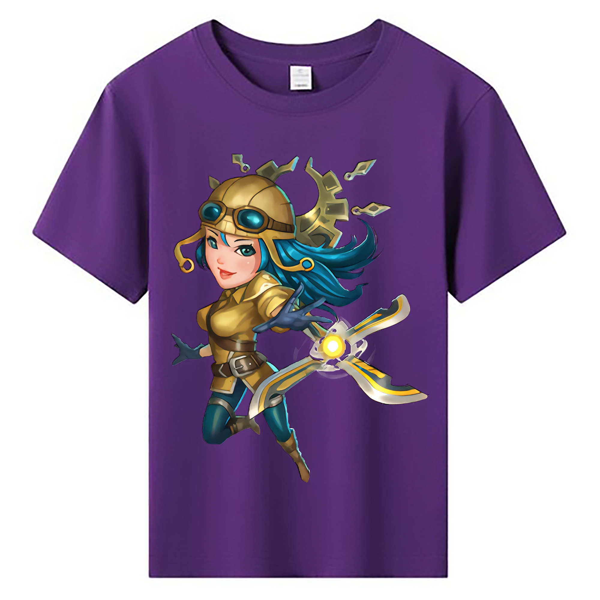 （画像用） リーグ・オブ・レジェンド League of Legends LOL 綿100％キッズTシャツ（フロントプリント）