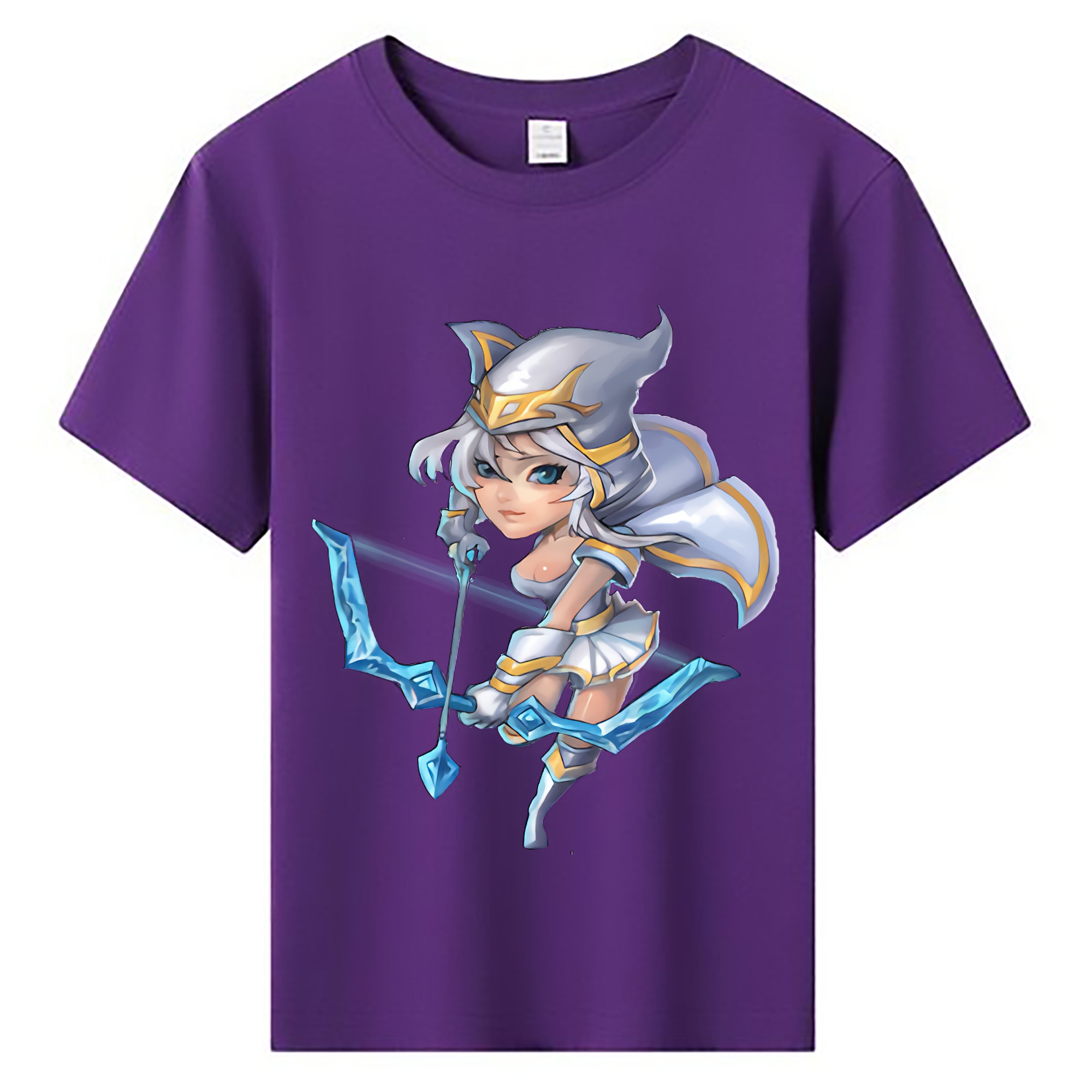 （画像用） リーグ・オブ・レジェンド League of Legends LOL 綿100％キッズTシャツ（フロントプリント）