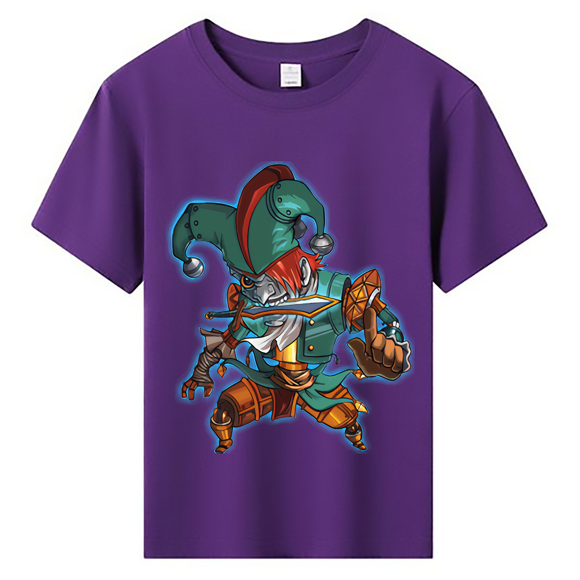 （画像用） リーグ・オブ・レジェンド League of Legends LOL 綿100％キッズTシャツ（フロントプリント）