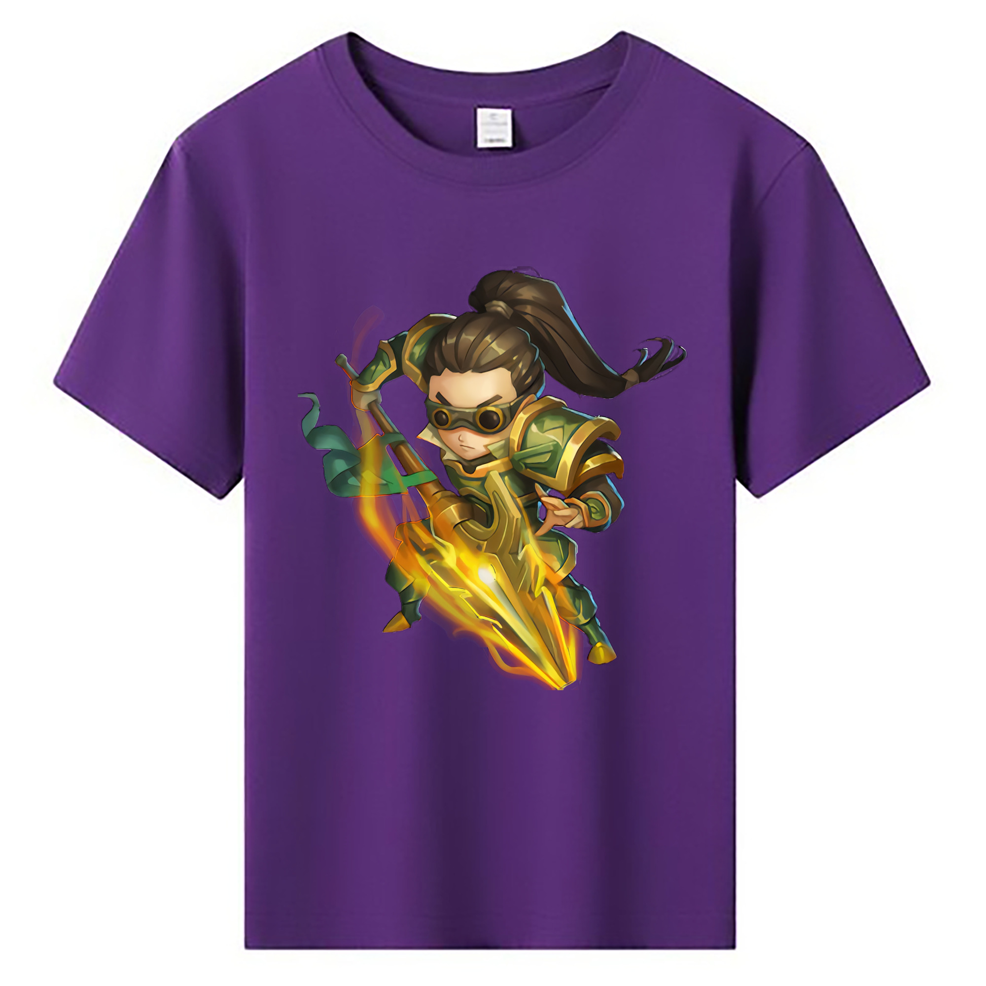 （画像用） リーグ・オブ・レジェンド League of Legends LOL 綿100％キッズTシャツ（フロントプリント）