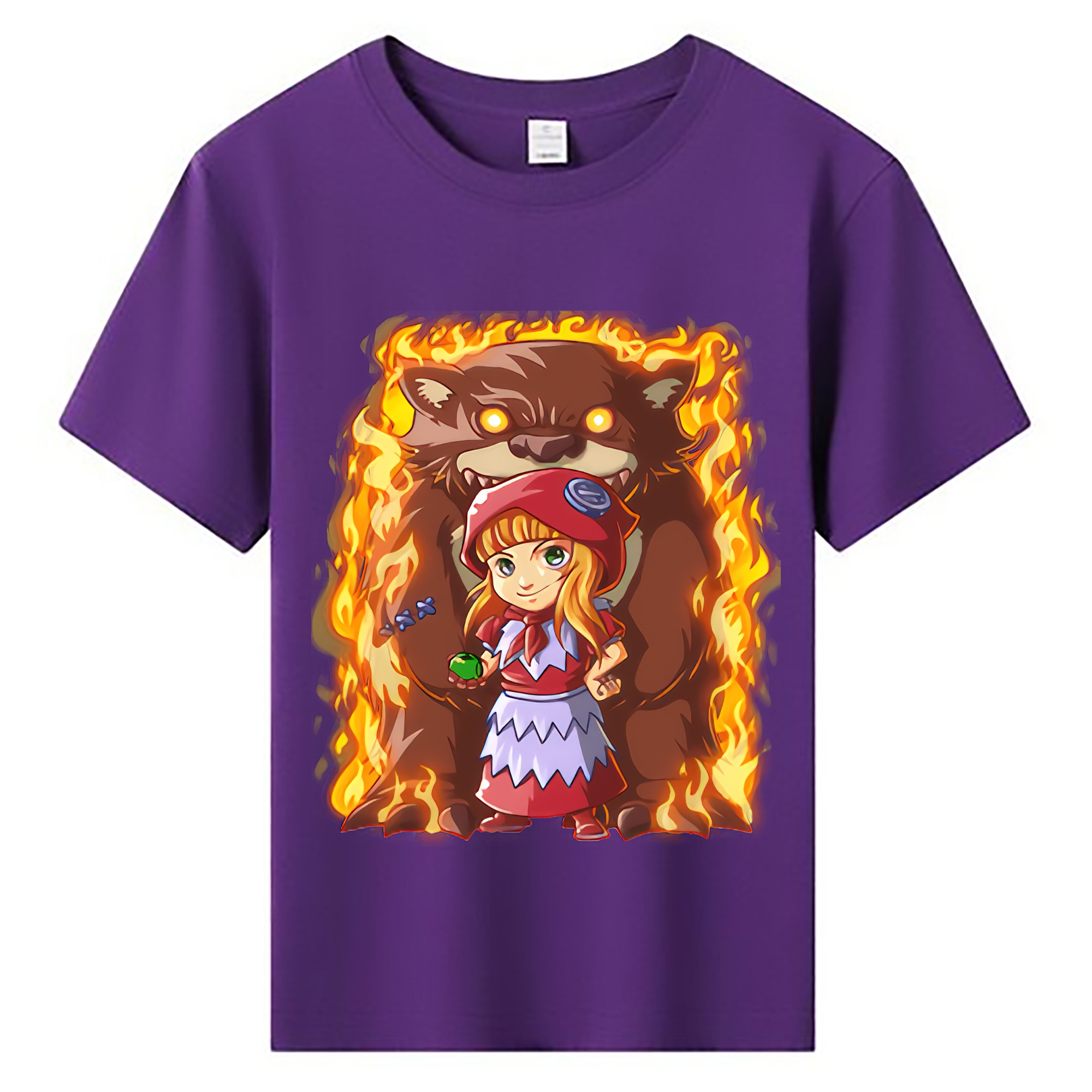（画像用） リーグ・オブ・レジェンド League of Legends LOL 綿100％キッズTシャツ（フロントプリント）