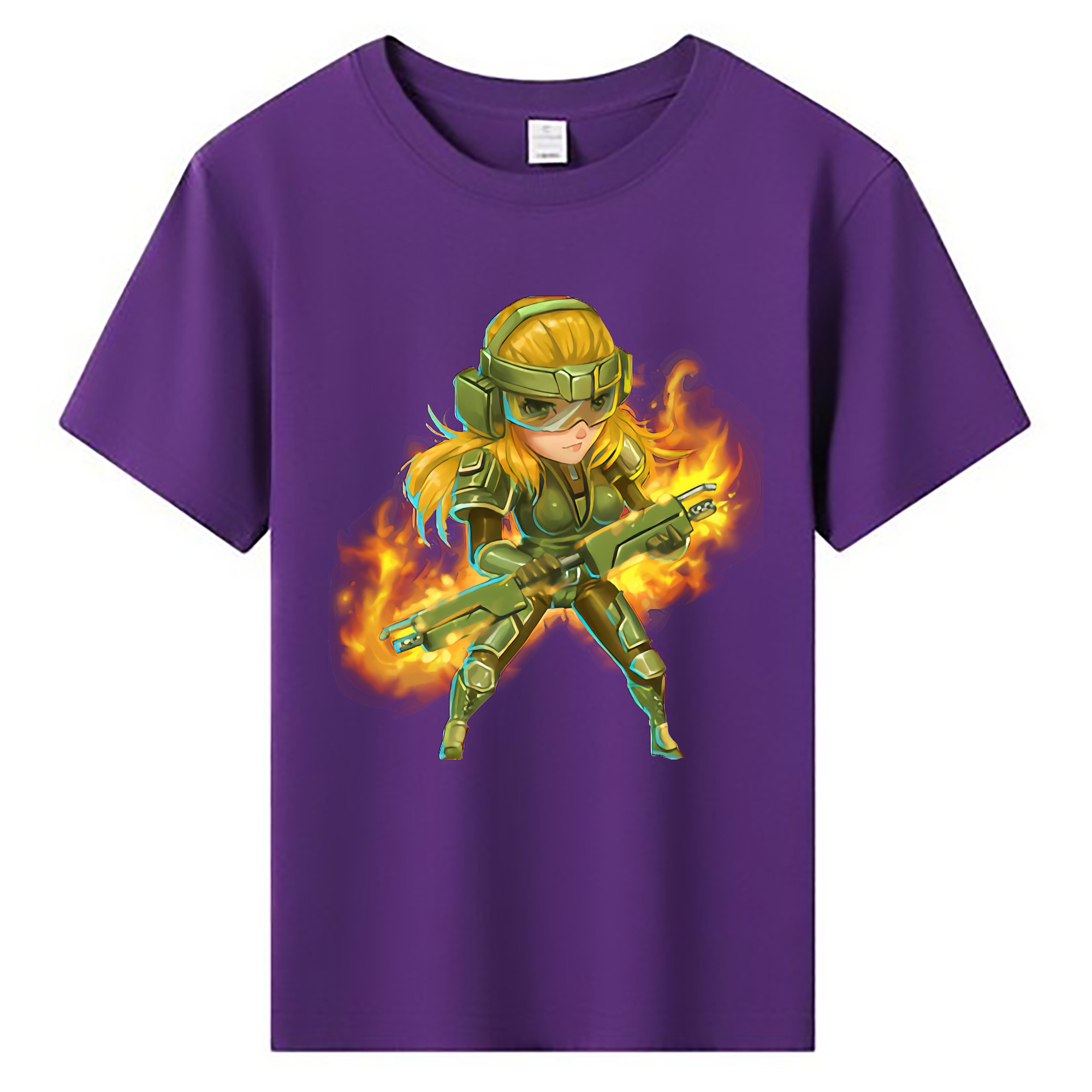 （画像用） リーグ・オブ・レジェンド League of Legends LOL 綿100％キッズTシャツ（フロントプリント）