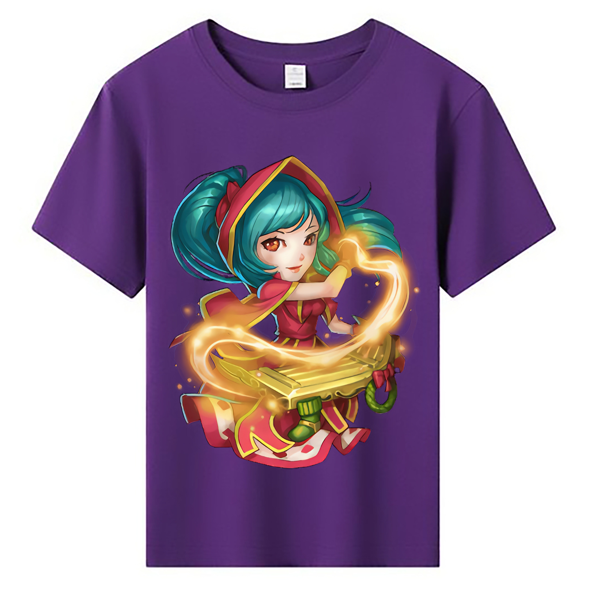 （画像用） リーグ・オブ・レジェンド League of Legends LOL 綿100％キッズTシャツ（フロントプリント）