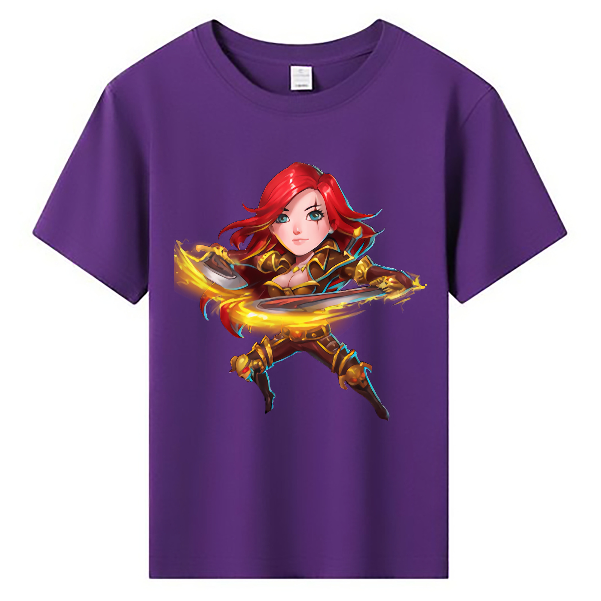 （画像用） リーグ・オブ・レジェンド League of Legends LOL 綿100％キッズTシャツ（フロントプリント）