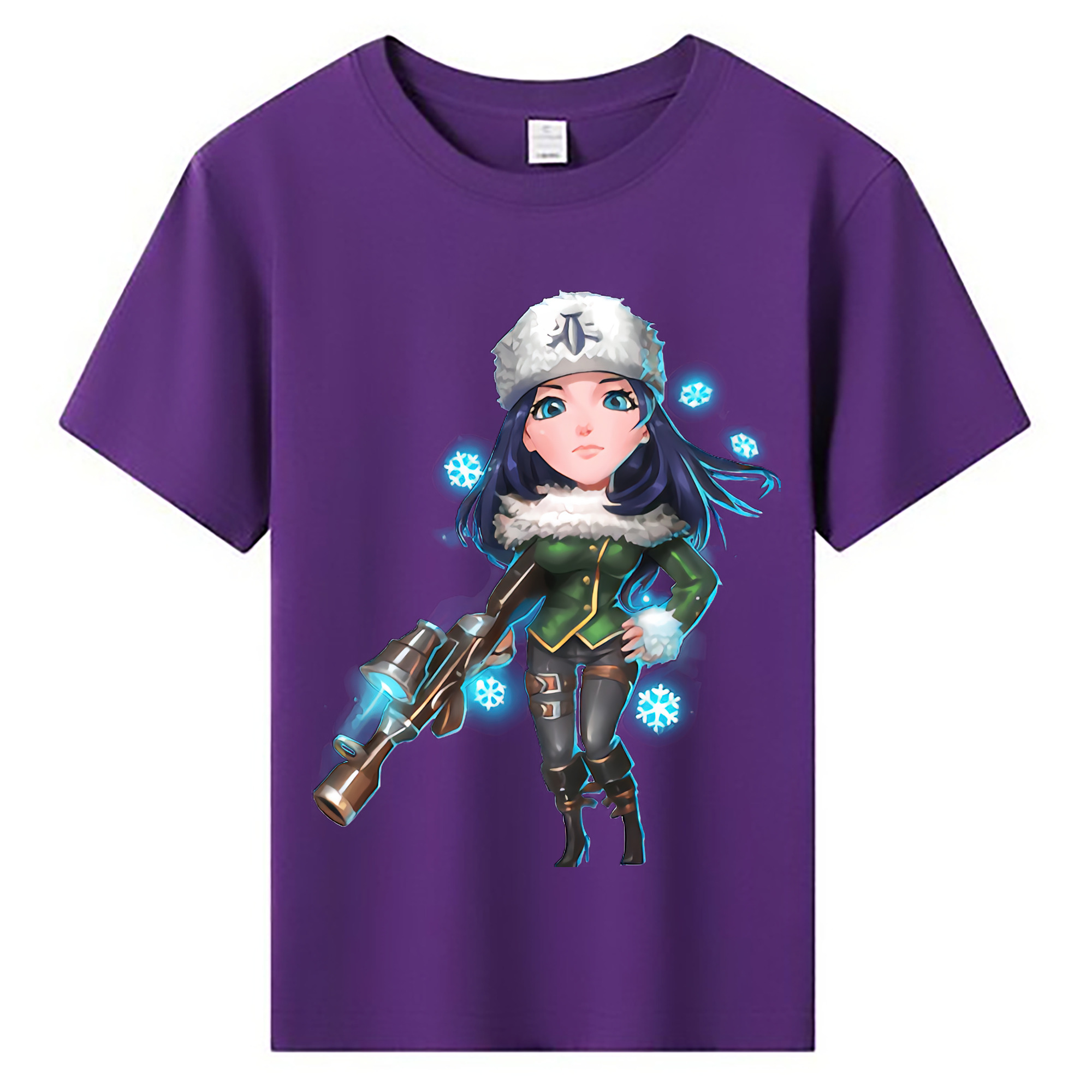 （画像用） リーグ・オブ・レジェンド League of Legends LOL 綿100％キッズTシャツ（フロントプリント）