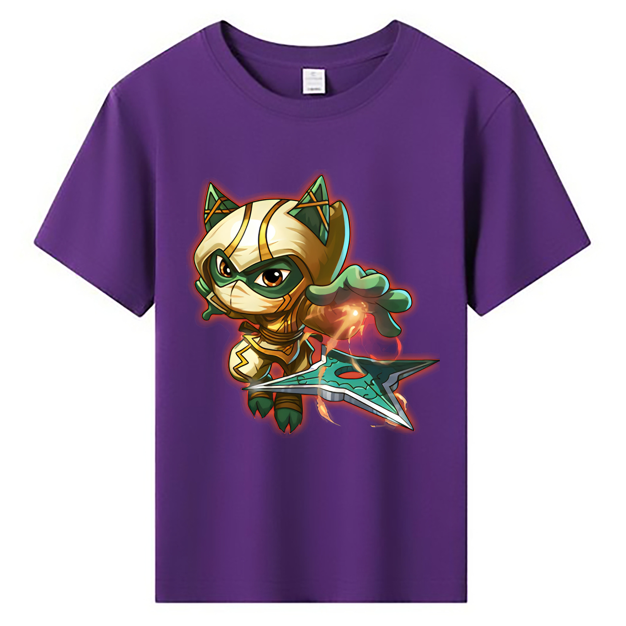 （画像用） リーグ・オブ・レジェンド League of Legends LOL 綿100％キッズTシャツ（フロントプリント）