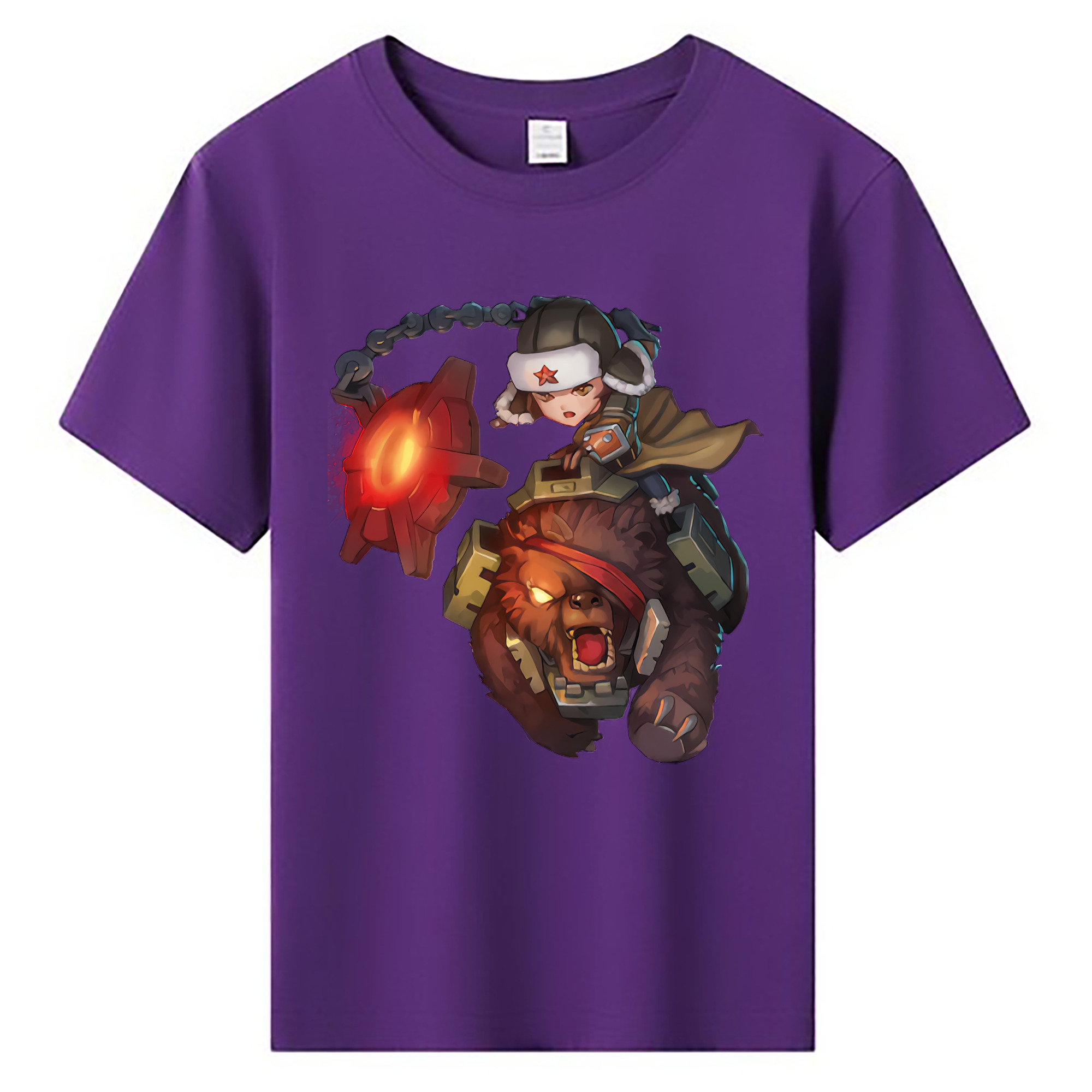 （画像用） リーグ・オブ・レジェンド League of Legends LOL 綿100％キッズTシャツ（フロントプリント）