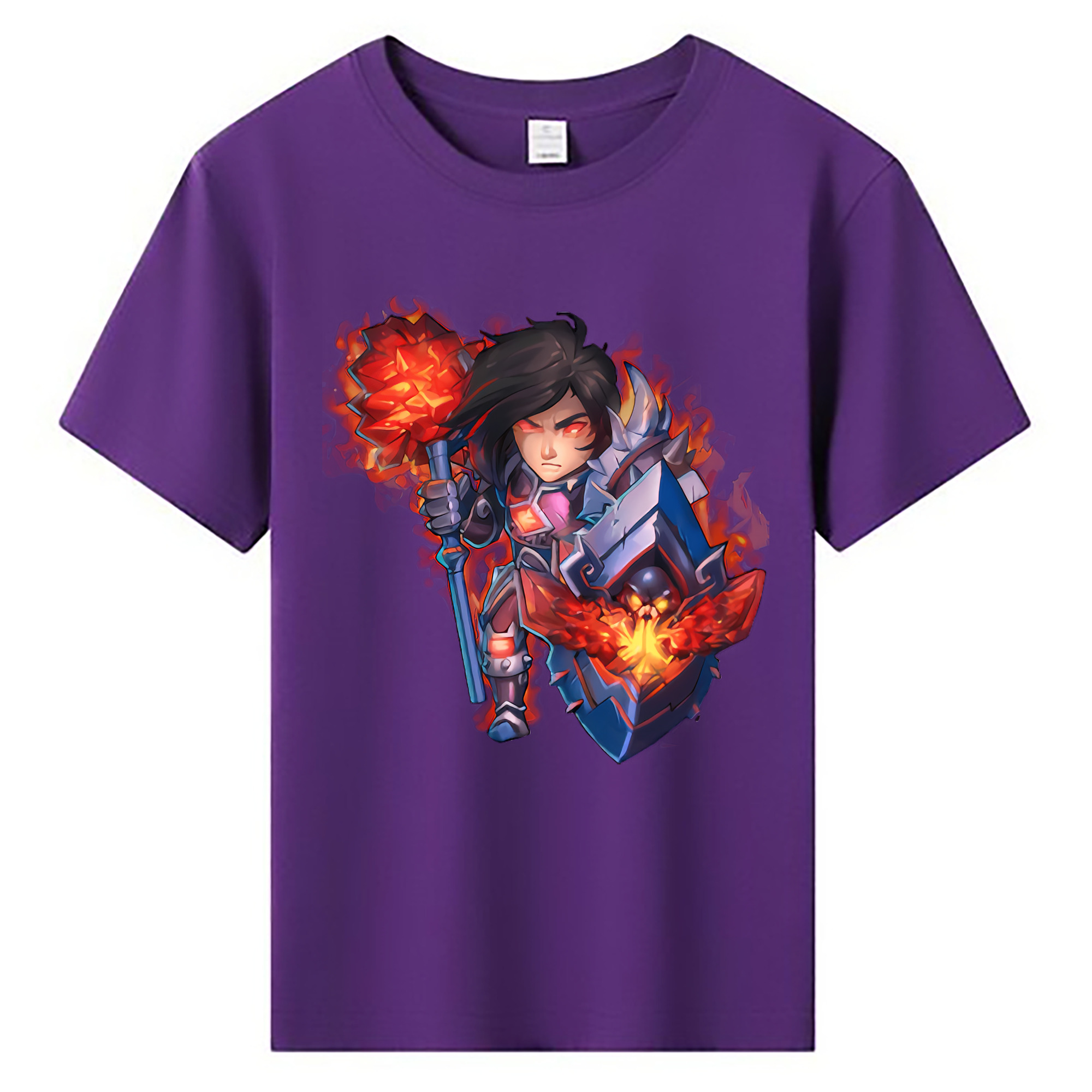 （画像用） リーグ・オブ・レジェンド League of Legends LOL 綿100％キッズTシャツ（フロントプリント）