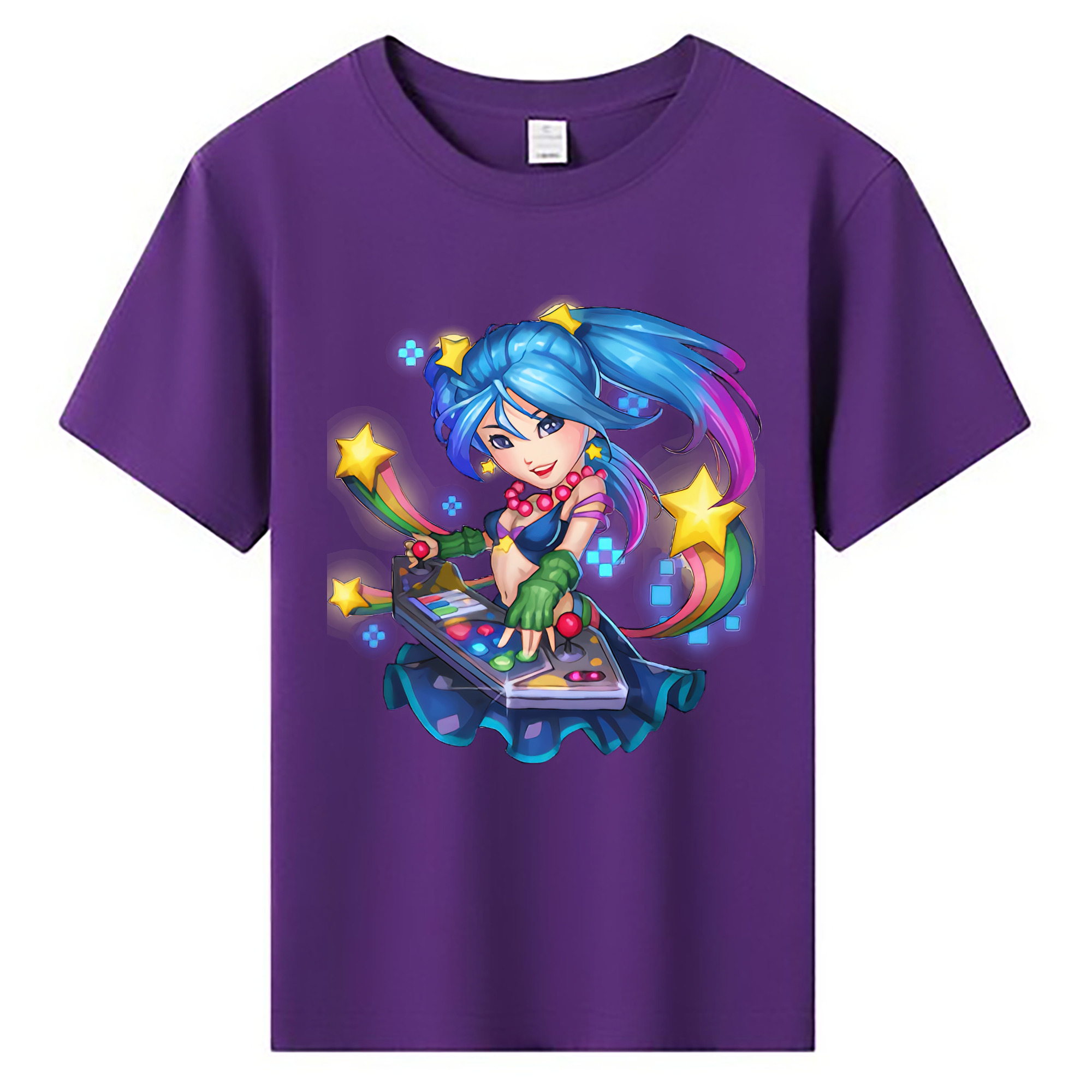 （画像用） リーグ・オブ・レジェンド League of Legends LOL 綿100％キッズTシャツ（フロントプリント）