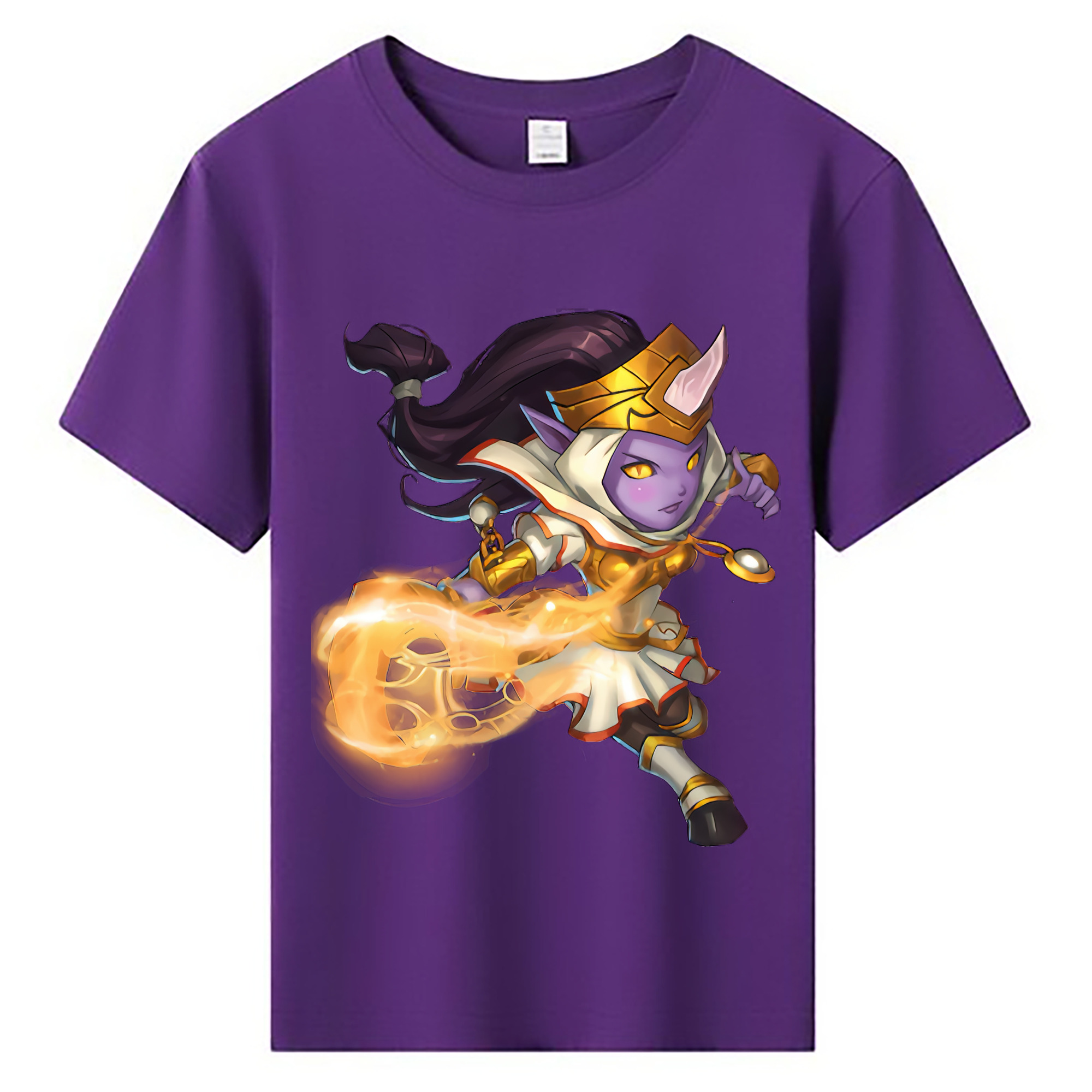 （画像用） リーグ・オブ・レジェンド League of Legends LOL 綿100％キッズTシャツ（フロントプリント）