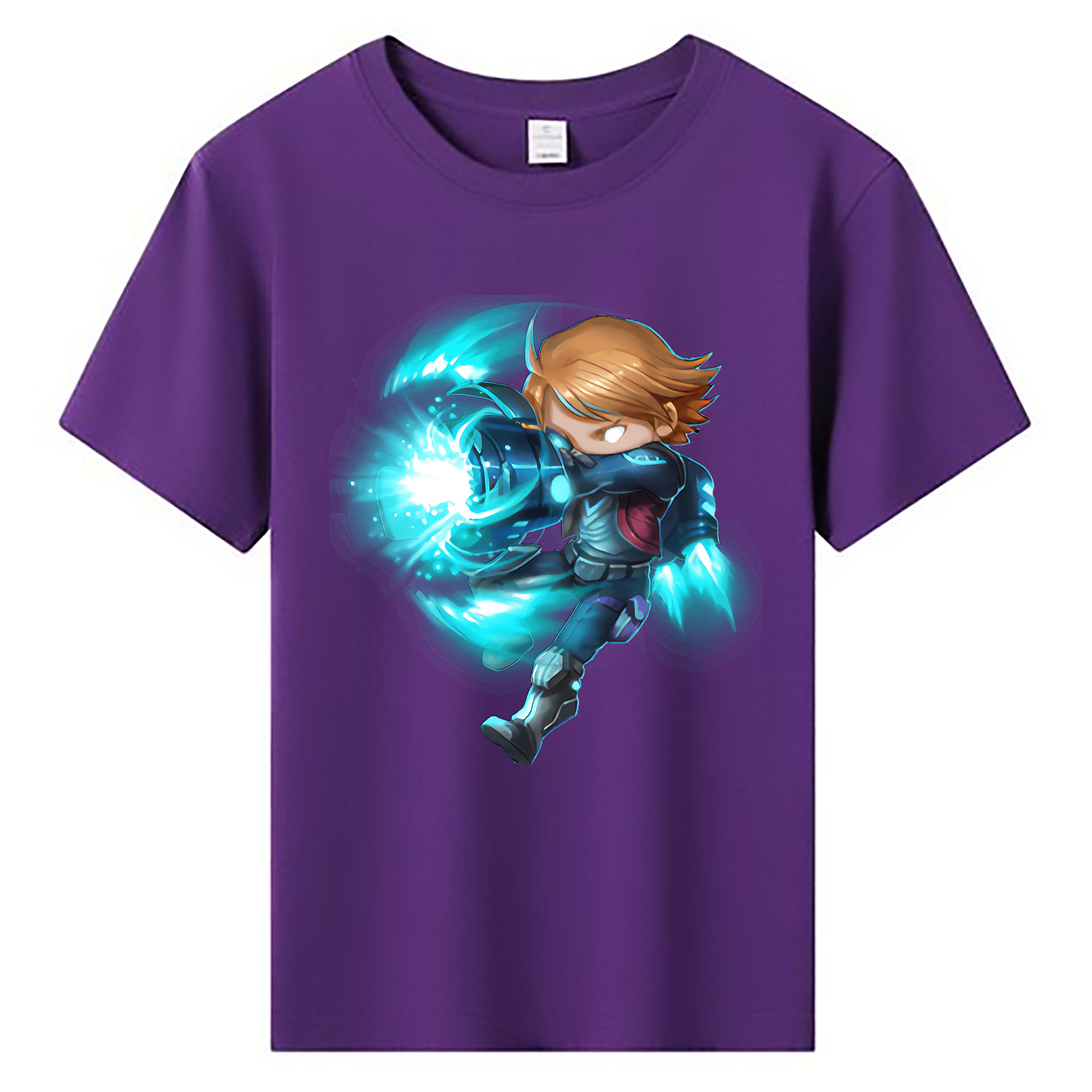 （画像用） リーグ・オブ・レジェンド League of Legends LOL 綿100％キッズTシャツ（フロントプリント）