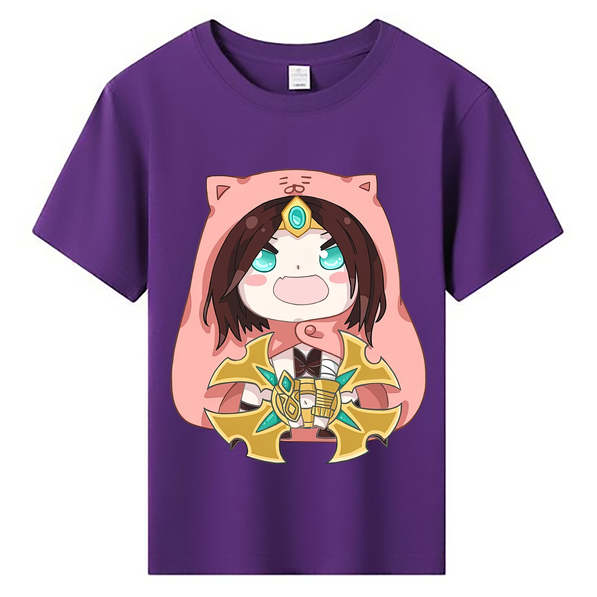 （画像用） リーグ・オブ・レジェンド League of Legends LOL 綿100％キッズTシャツ（フロントプリント）