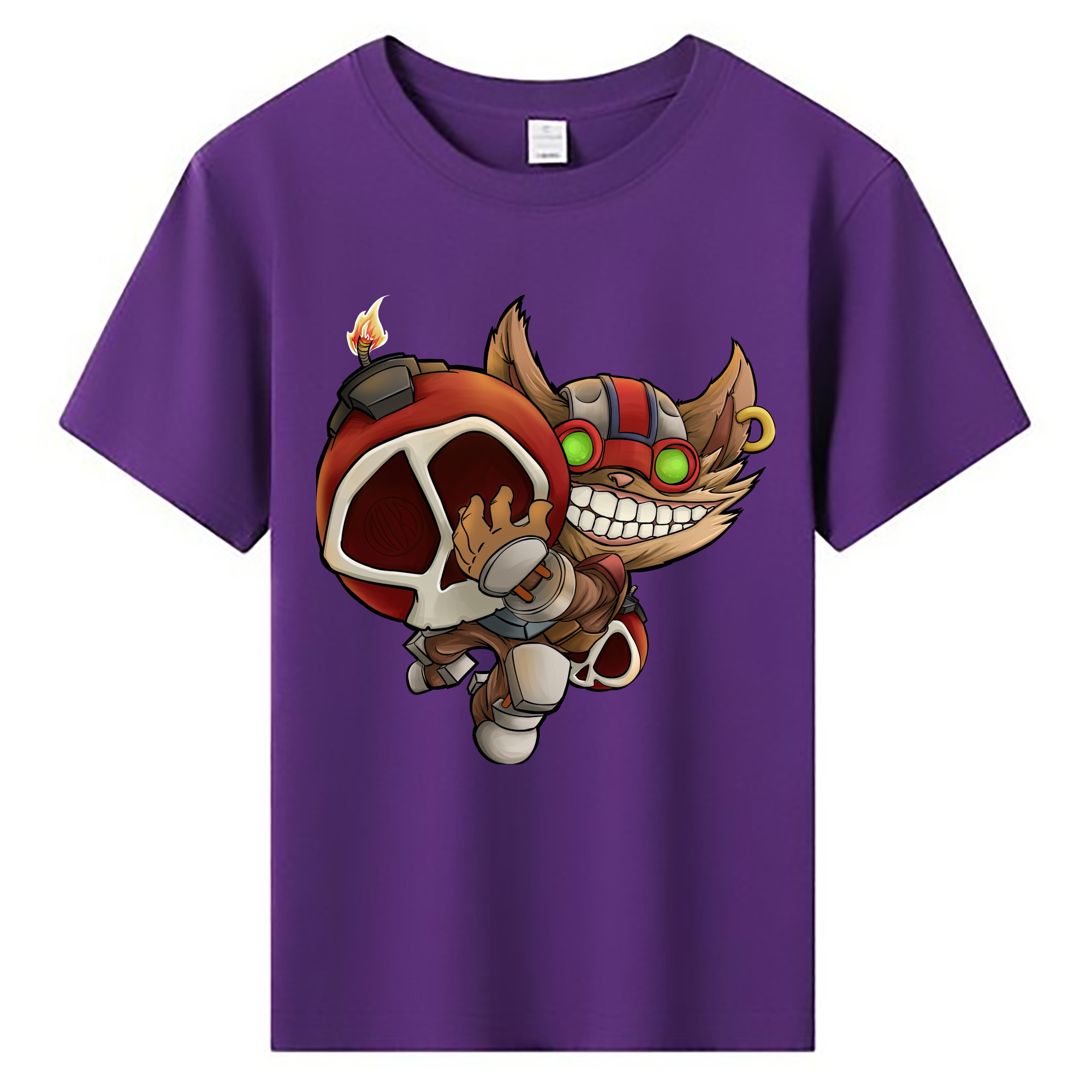 （画像用） リーグ・オブ・レジェンド League of Legends LOL 綿100％キッズTシャツ（フロントプリント）
