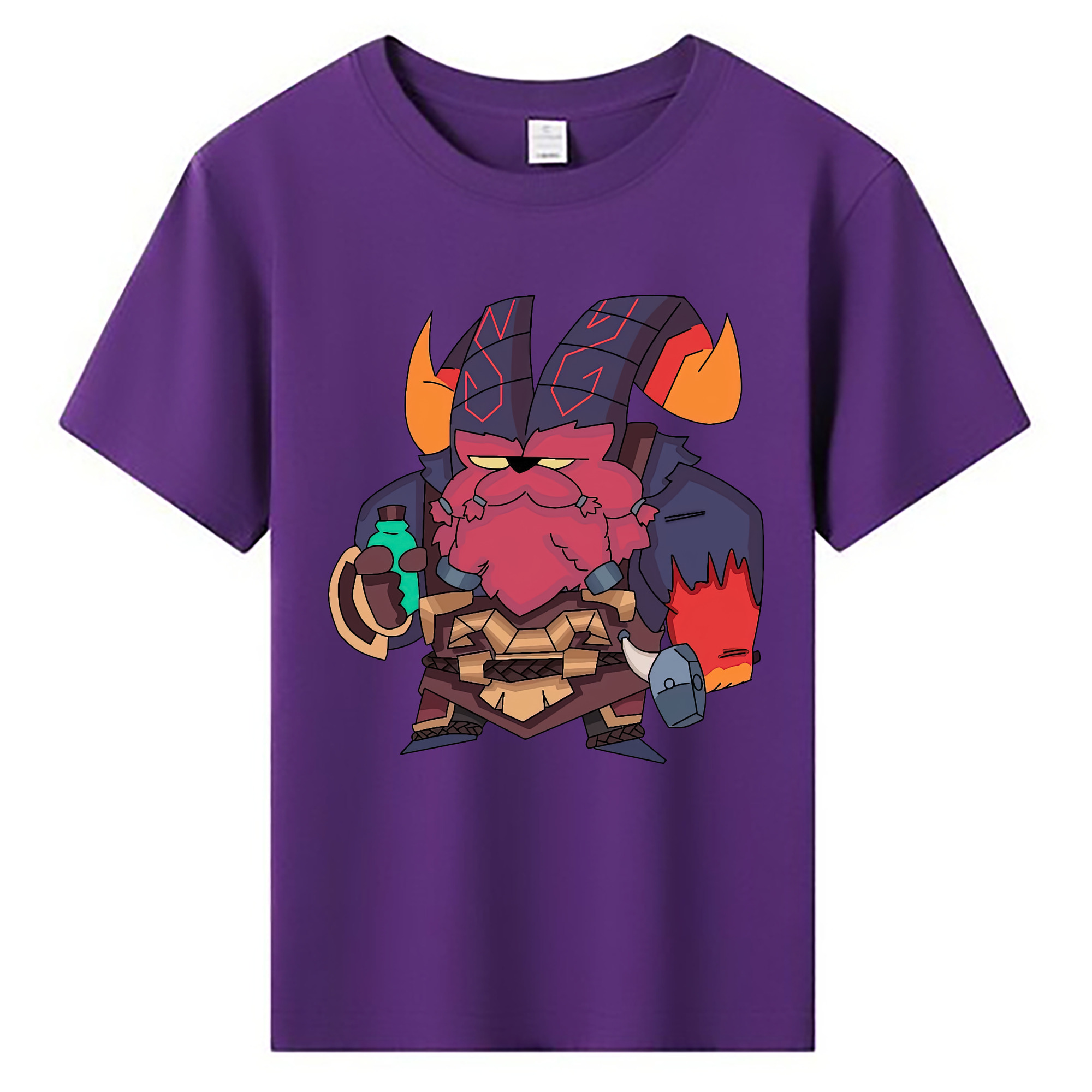 （画像用） リーグ・オブ・レジェンド League of Legends LOL 綿100％キッズTシャツ（フロントプリント）