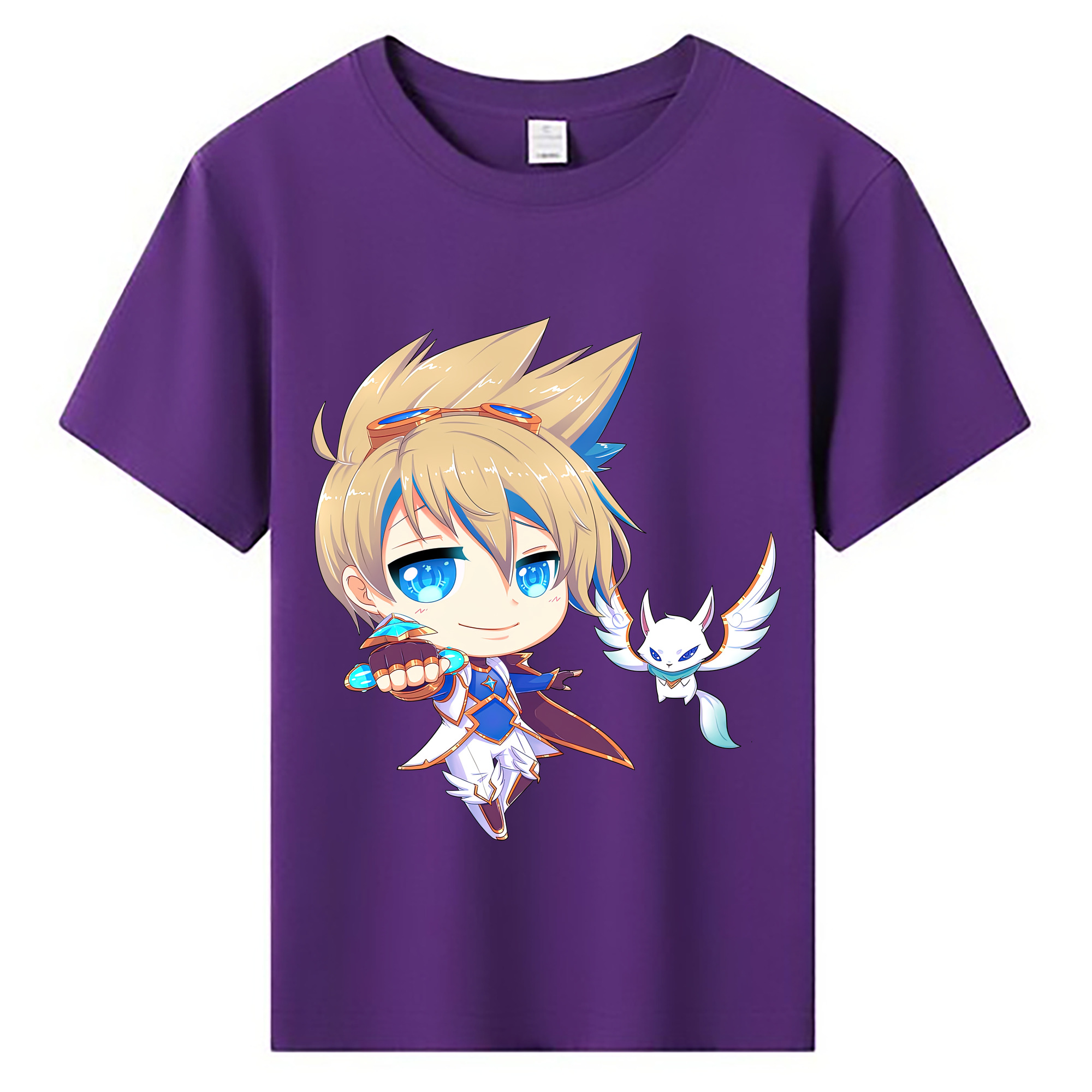 （画像用） リーグ・オブ・レジェンド League of Legends LOL 綿100％キッズTシャツ（フロントプリント）