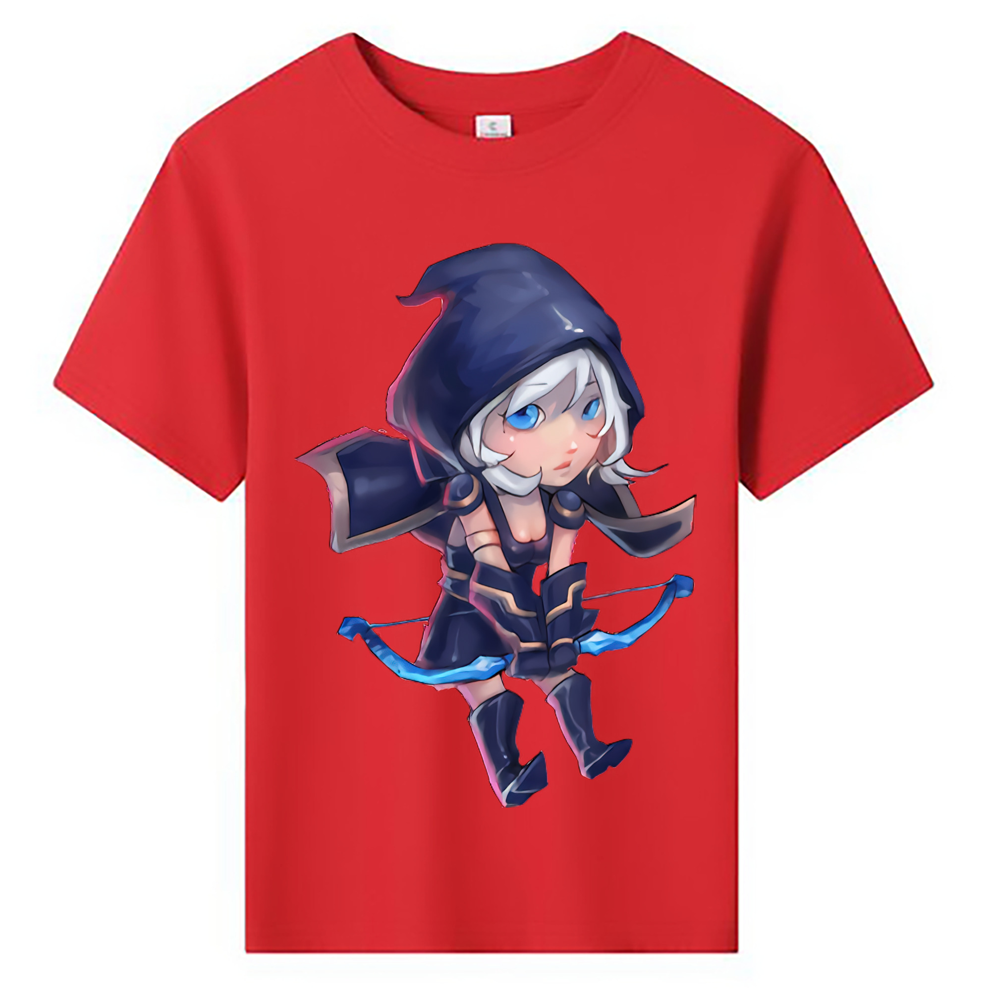 （画像用） リーグ・オブ・レジェンド League of Legends LOL 綿100％キッズTシャツ（フロントプリント）