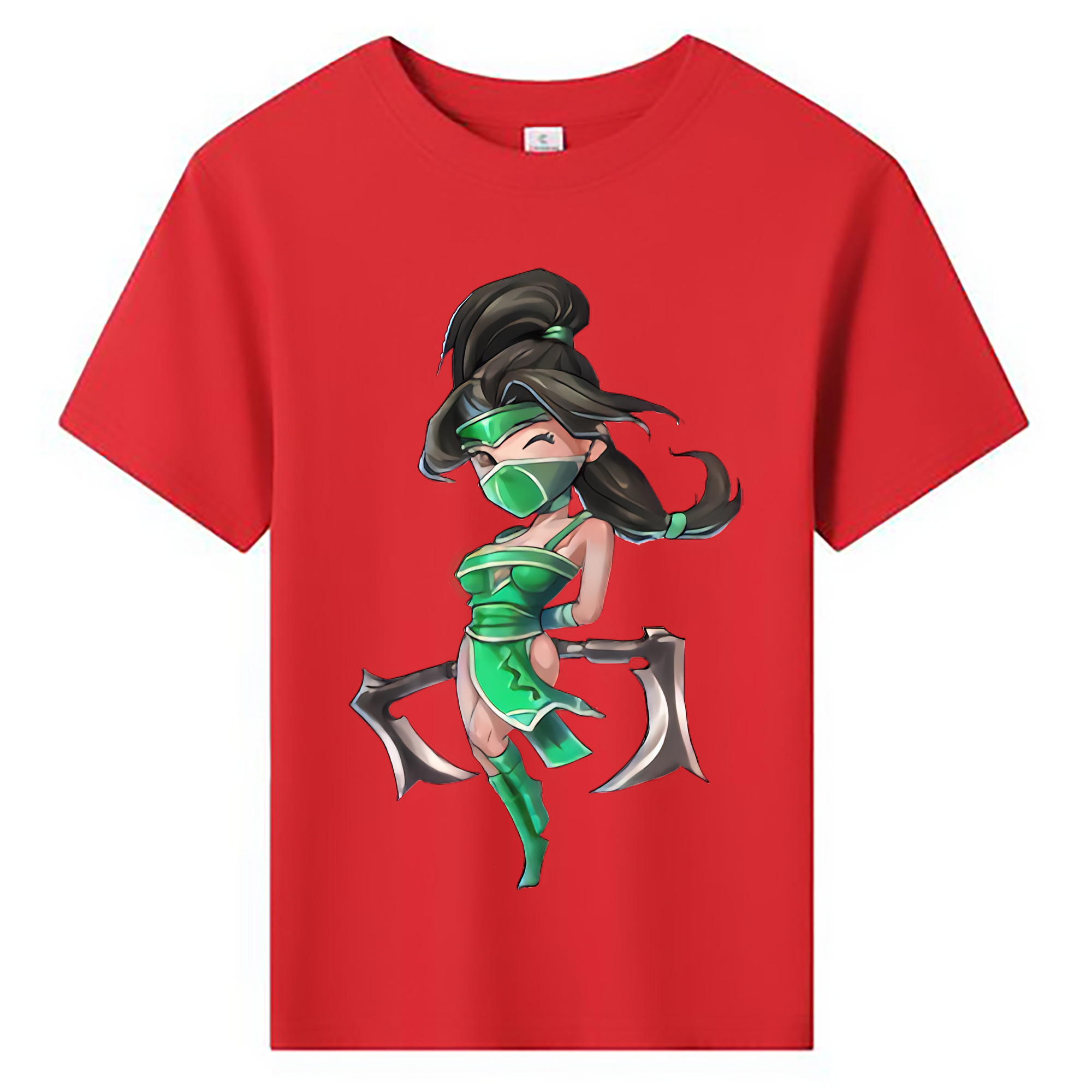 （画像用） リーグ・オブ・レジェンド League of Legends LOL 綿100％キッズTシャツ（フロントプリント）