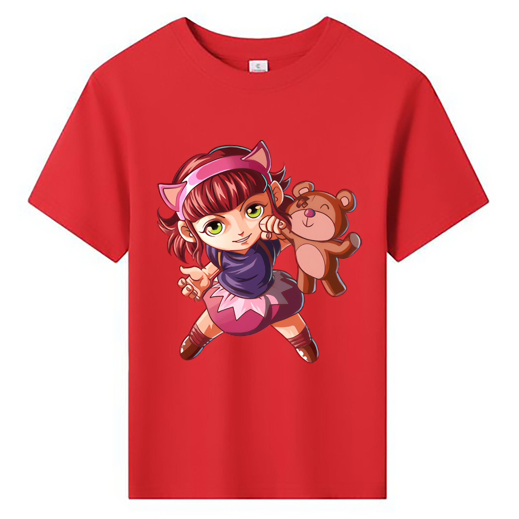 （画像用） リーグ・オブ・レジェンド League of Legends LOL 綿100％キッズTシャツ（フロントプリント）