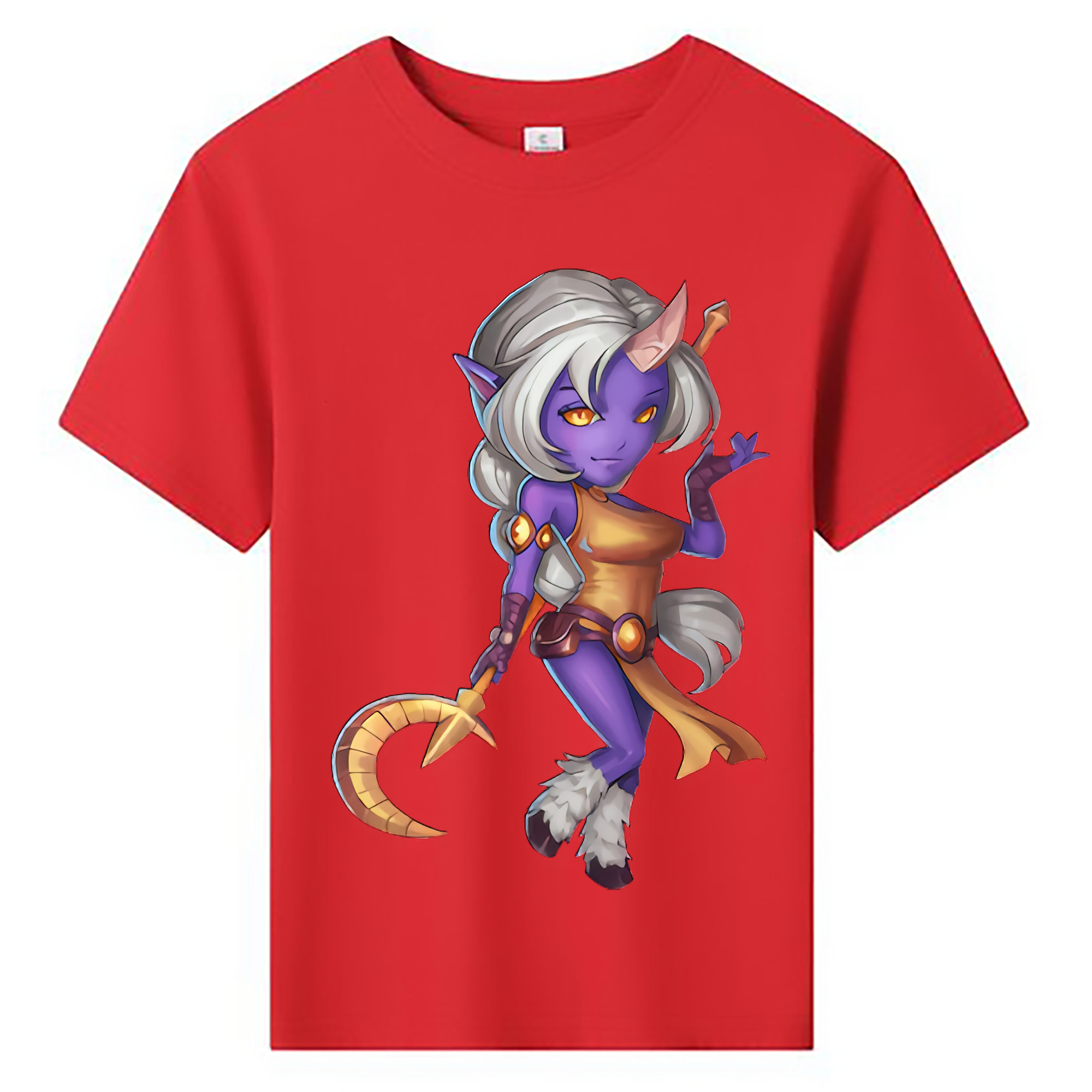 （画像用） リーグ・オブ・レジェンド League of Legends LOL 綿100％キッズTシャツ（フロントプリント）