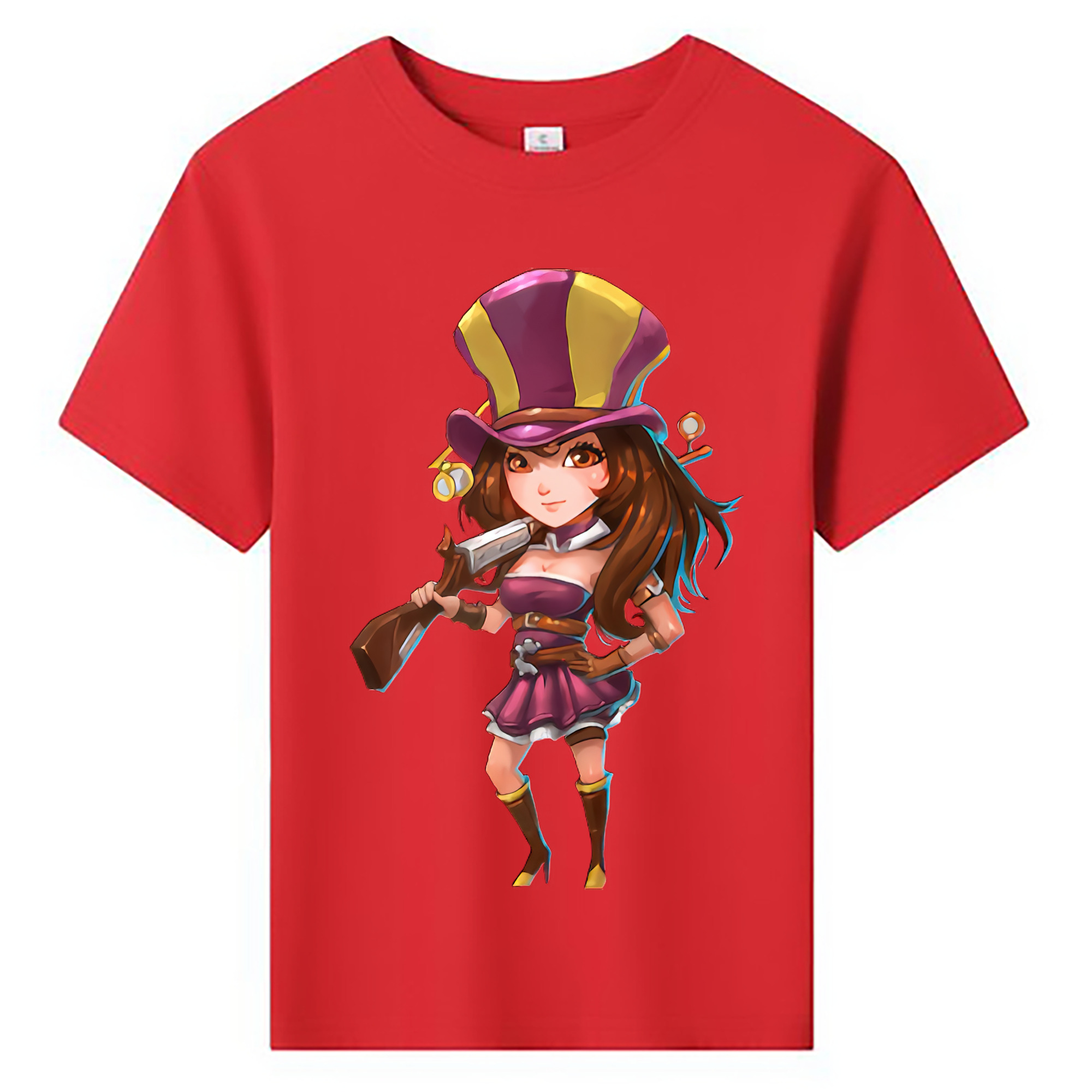 （画像用） リーグ・オブ・レジェンド League of Legends LOL 綿100％キッズTシャツ（フロントプリント）