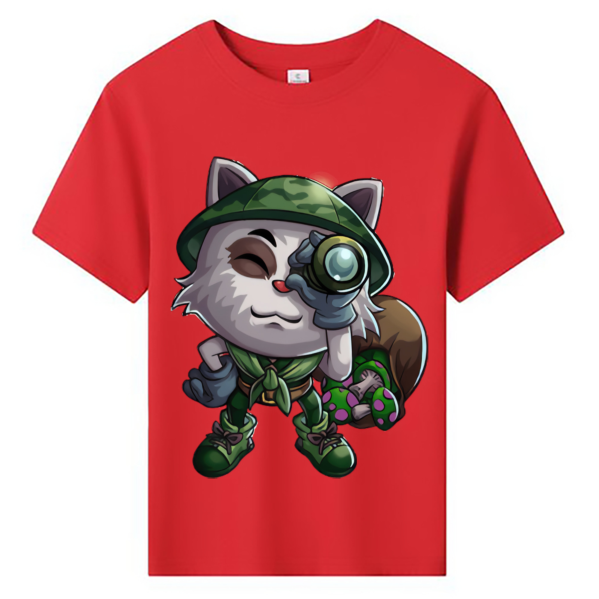 （画像用） リーグ・オブ・レジェンド League of Legends LOL 綿100％キッズTシャツ（フロントプリント）