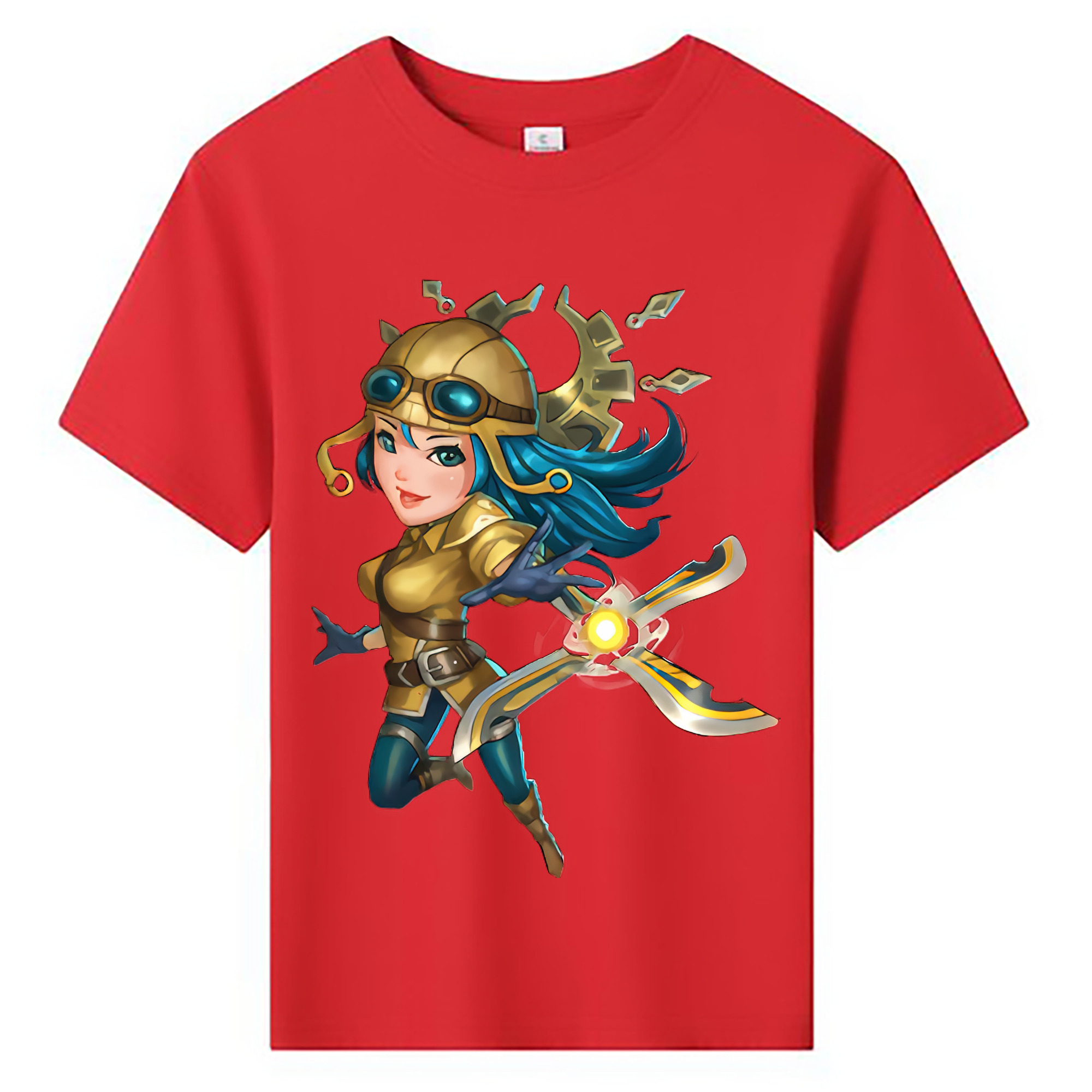 （画像用） リーグ・オブ・レジェンド League of Legends LOL 綿100％キッズTシャツ（フロントプリント）