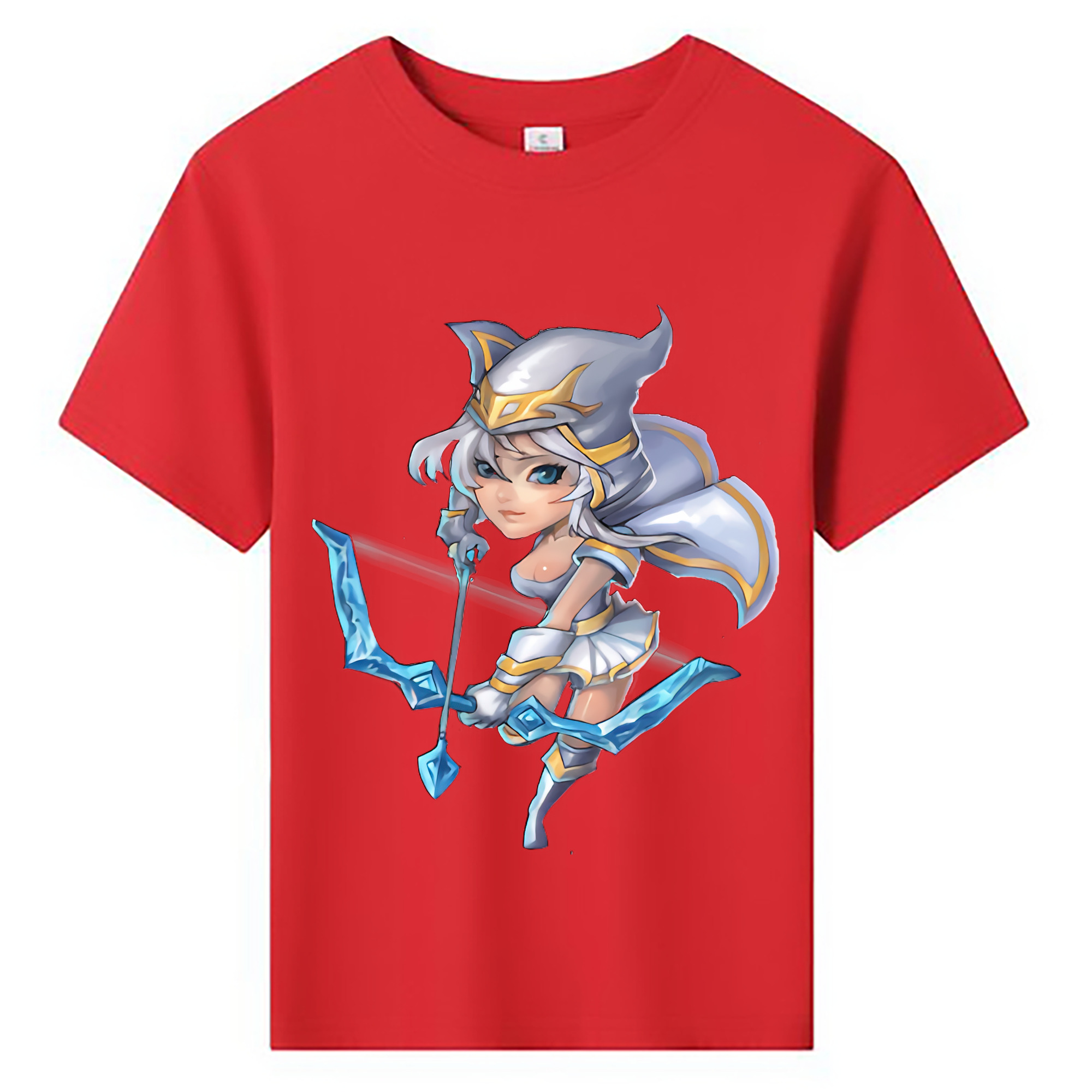 （画像用） リーグ・オブ・レジェンド League of Legends LOL 綿100％キッズTシャツ（フロントプリント）