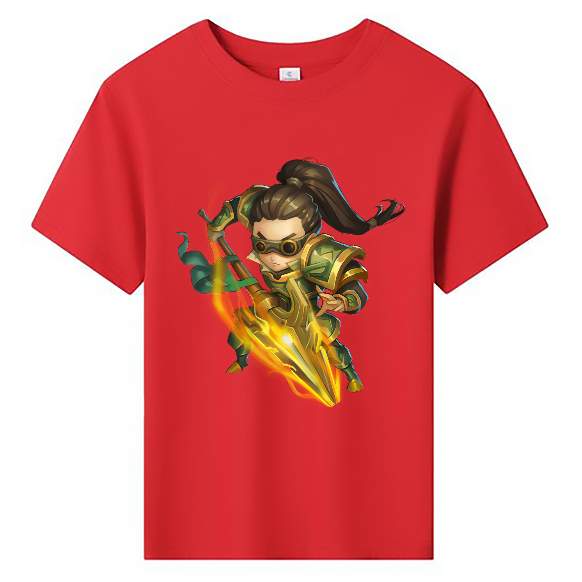（画像用） リーグ・オブ・レジェンド League of Legends LOL 綿100％キッズTシャツ（フロントプリント）