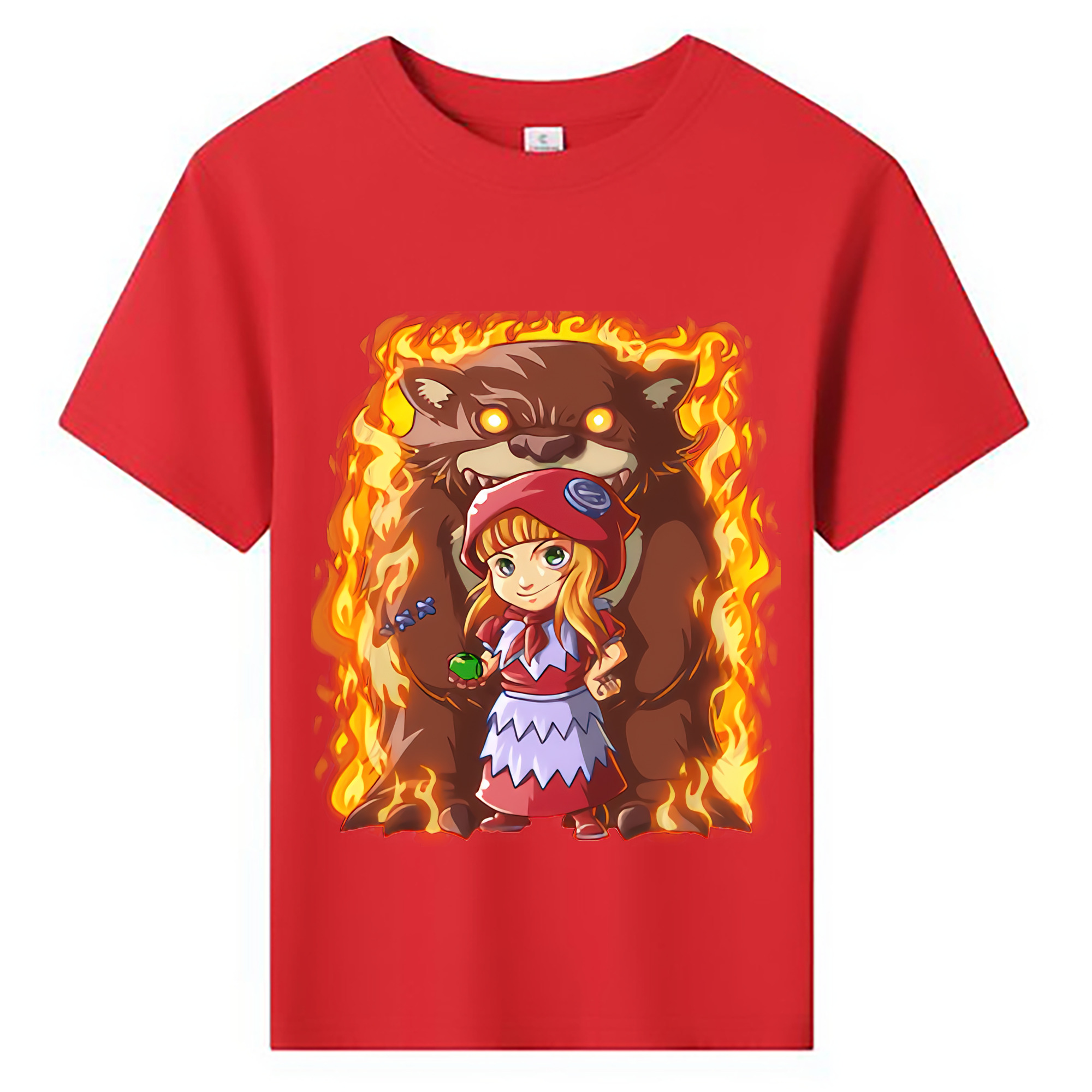 （画像用） リーグ・オブ・レジェンド League of Legends LOL 綿100％キッズTシャツ（フロントプリント）