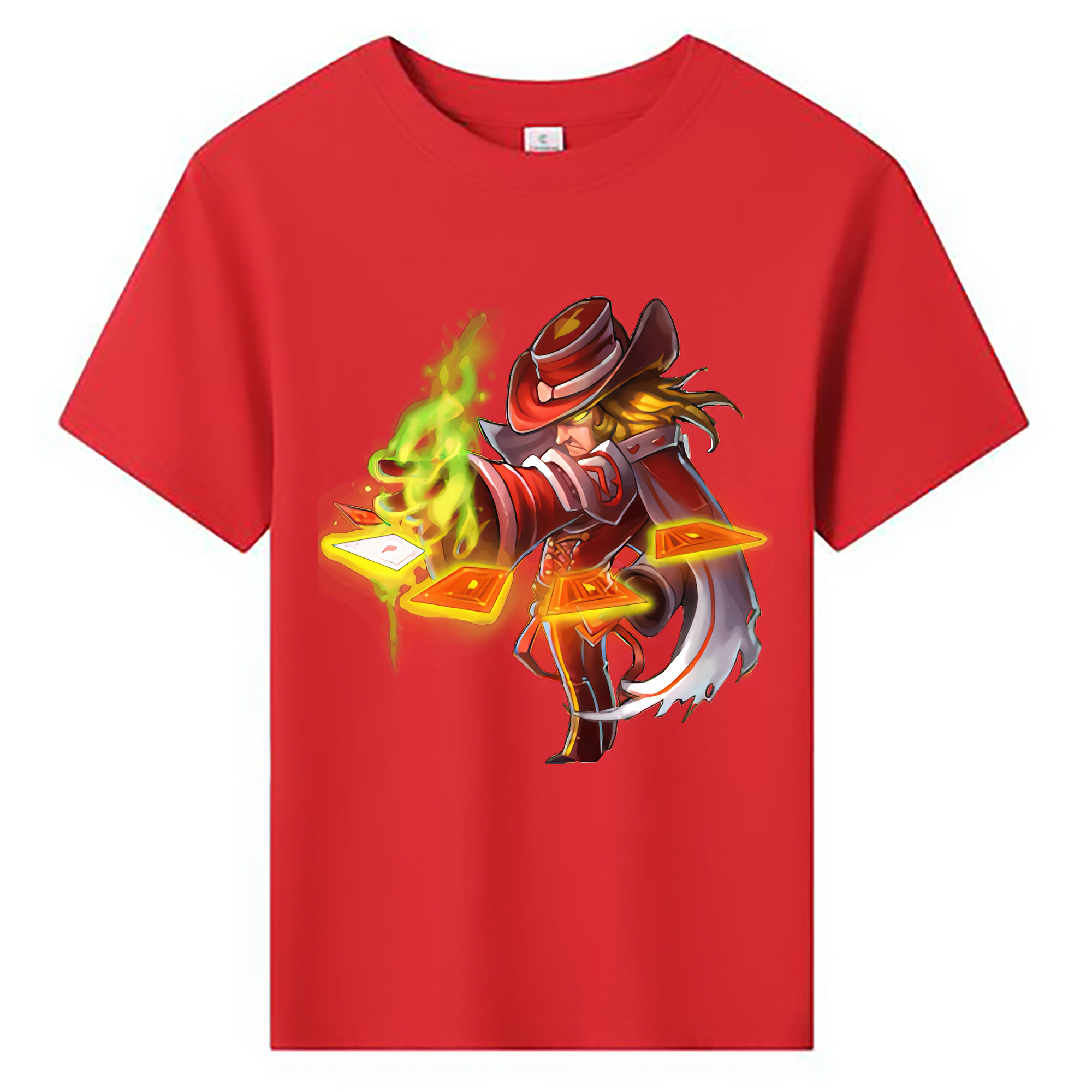 （画像用） リーグ・オブ・レジェンド League of Legends LOL 綿100％キッズTシャツ（フロントプリント）