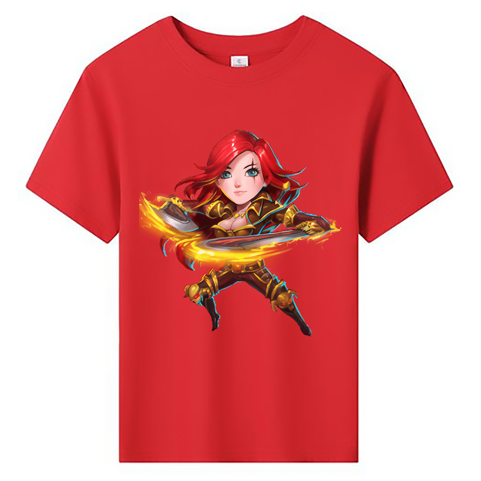 （画像用） リーグ・オブ・レジェンド League of Legends LOL 綿100％キッズTシャツ（フロントプリント）
