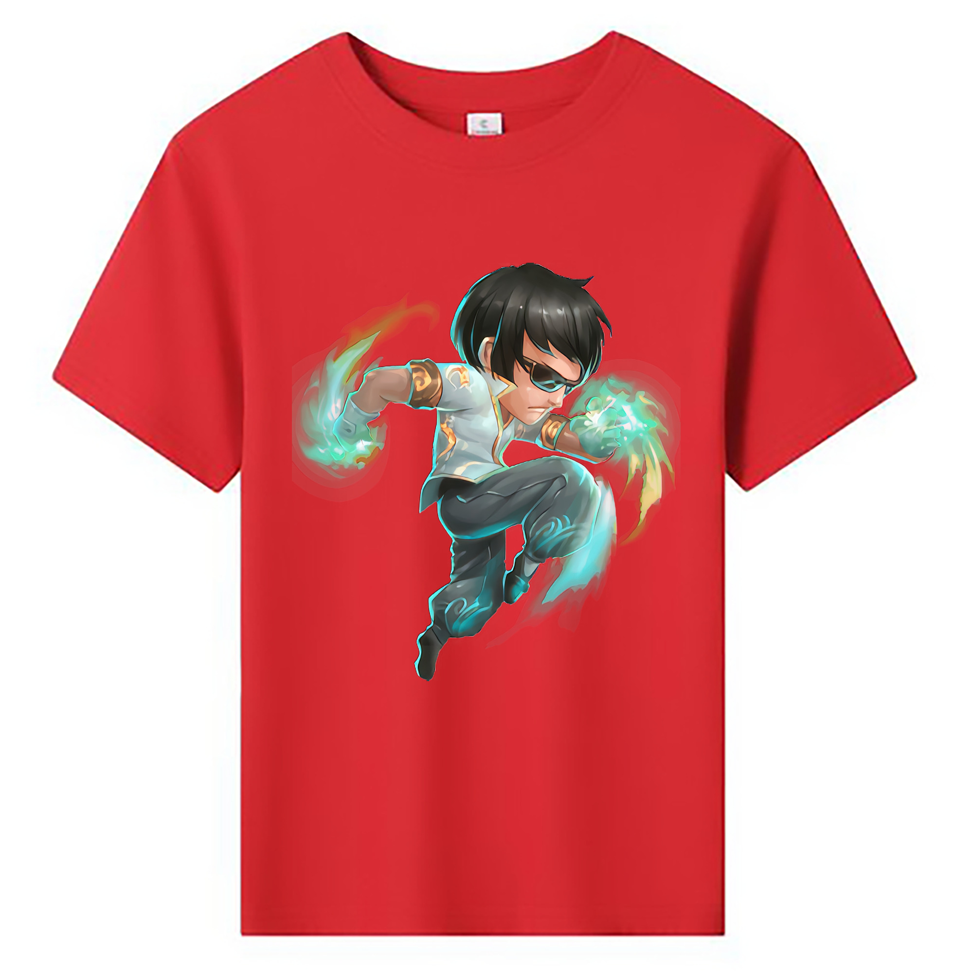 （画像用） リーグ・オブ・レジェンド League of Legends LOL 綿100％キッズTシャツ（フロントプリント）