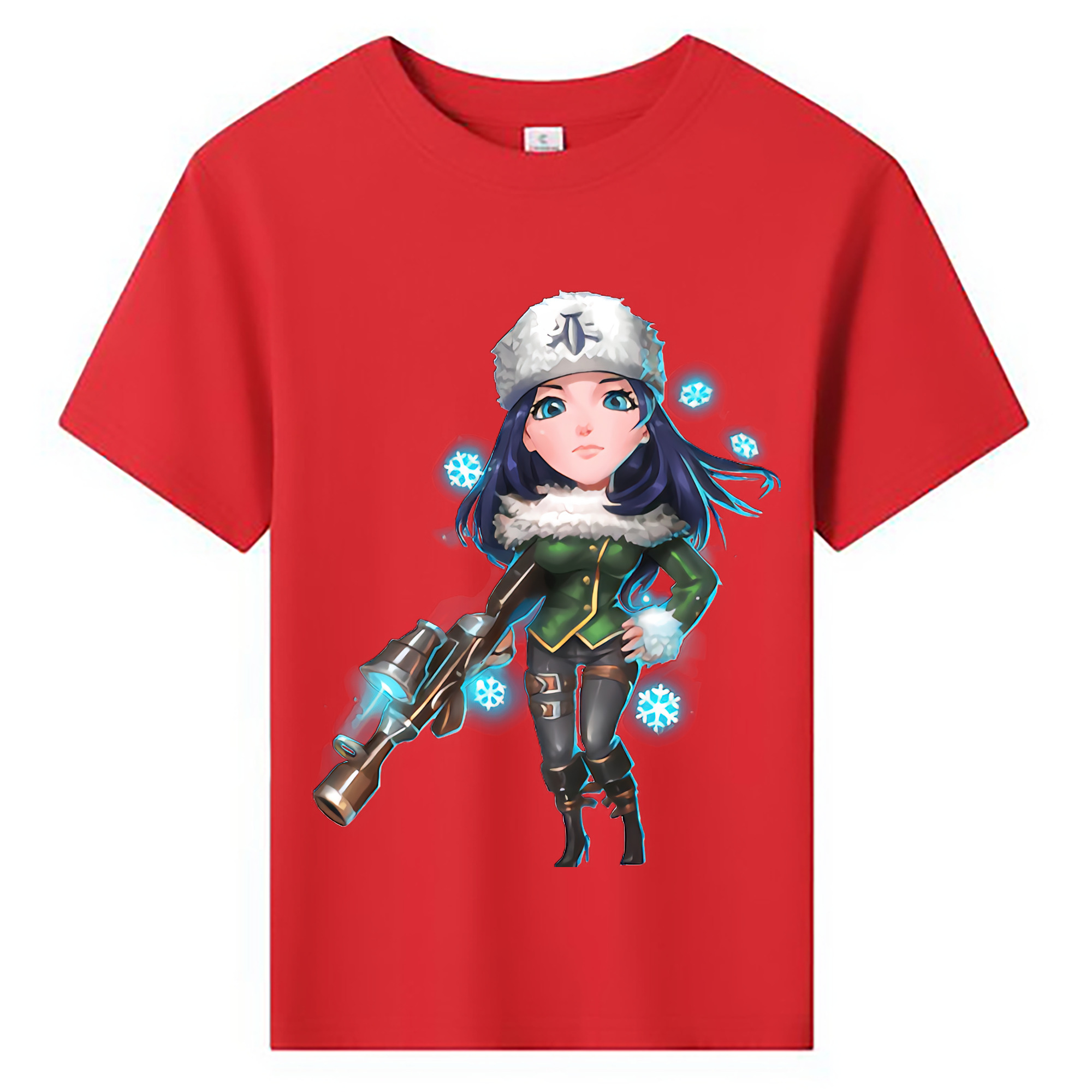 （画像用） リーグ・オブ・レジェンド League of Legends LOL 綿100％キッズTシャツ（フロントプリント）