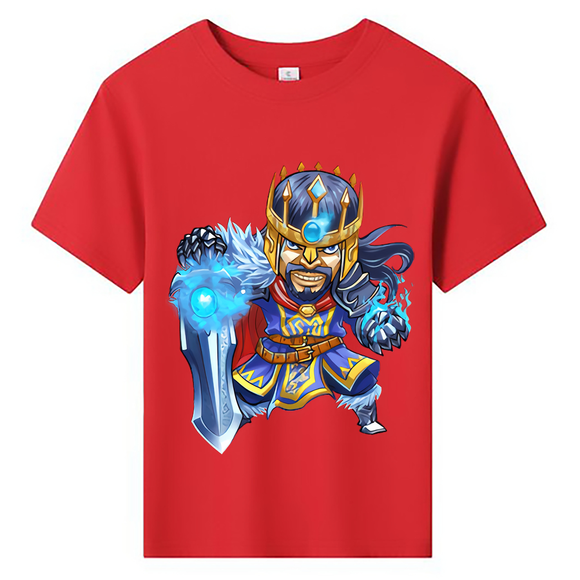 （画像用） リーグ・オブ・レジェンド League of Legends LOL 綿100％キッズTシャツ（フロントプリント）