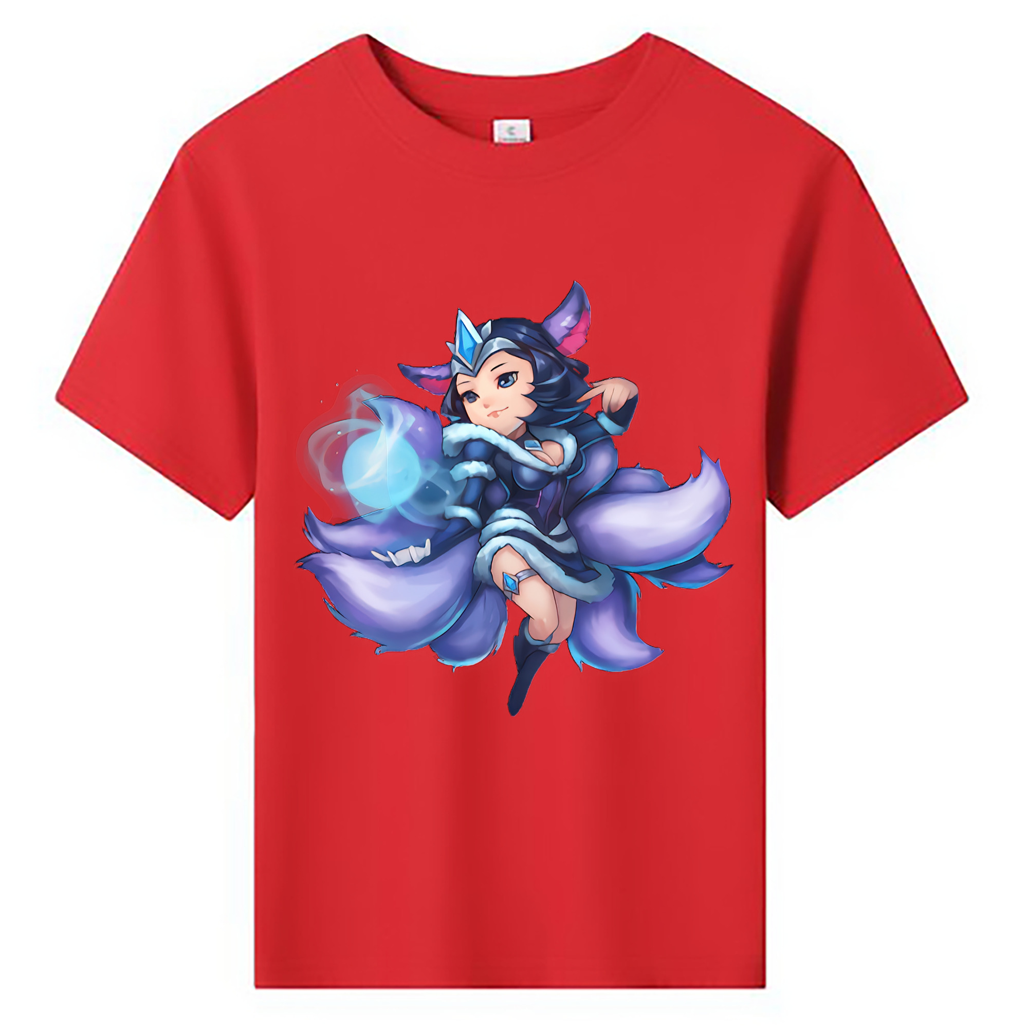 （画像用） リーグ・オブ・レジェンド League of Legends LOL 綿100％キッズTシャツ（フロントプリント）