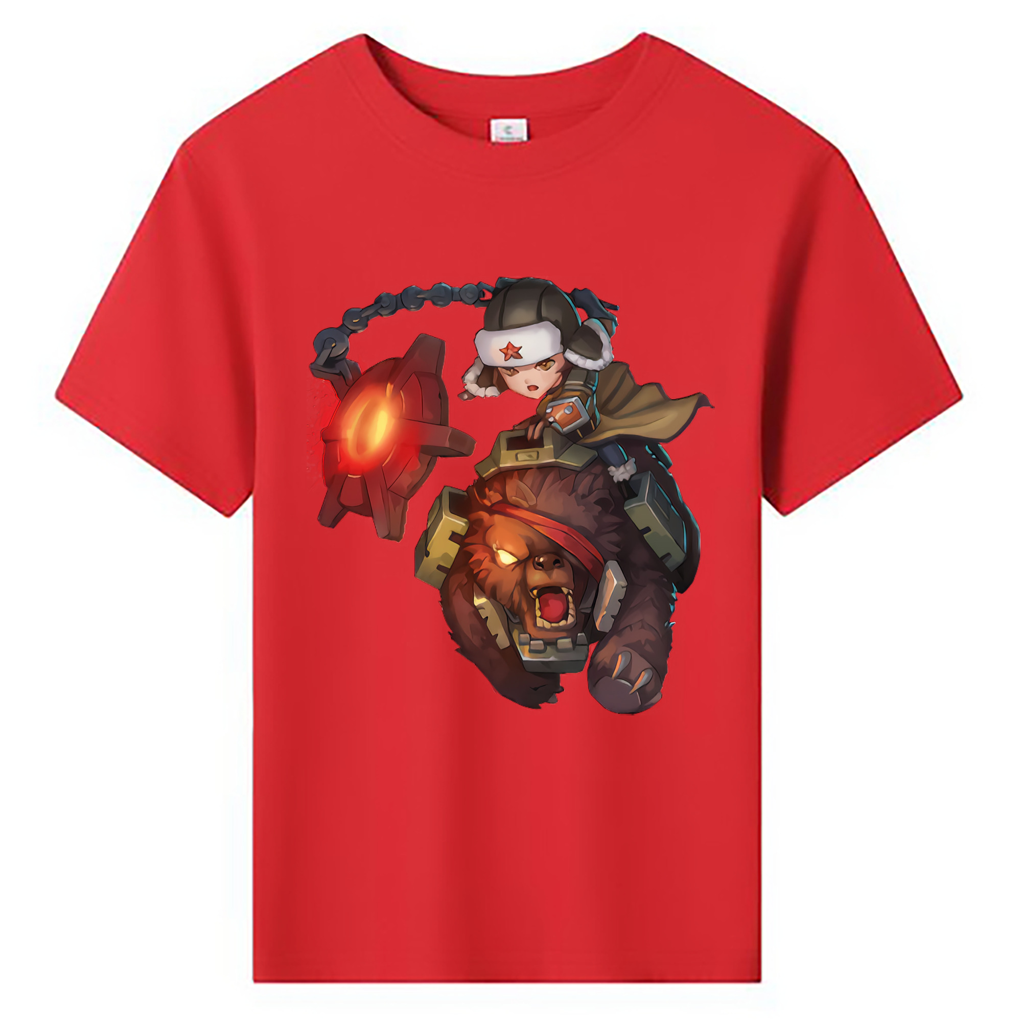 （画像用） リーグ・オブ・レジェンド League of Legends LOL 綿100％キッズTシャツ（フロントプリント）