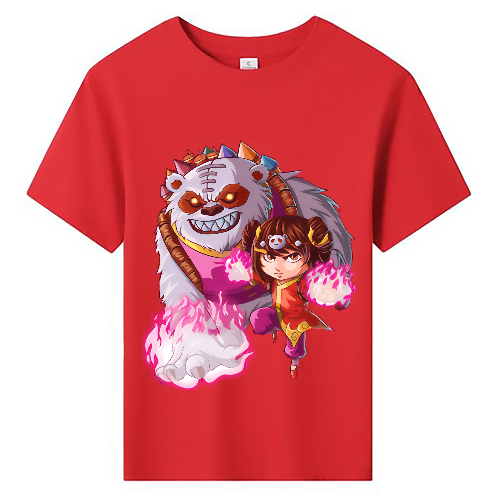 （画像用） リーグ・オブ・レジェンド League of Legends LOL 綿100％キッズTシャツ（フロントプリント）